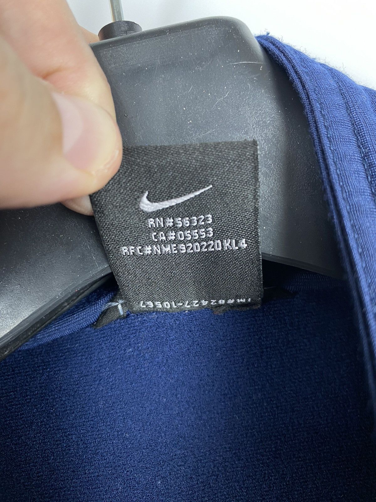 Nike × Vintage Nike Vintage Track Jacket Zip-Up 00s Men size XL Size US XL / EU 56 / 4 - 13 Thumbnail