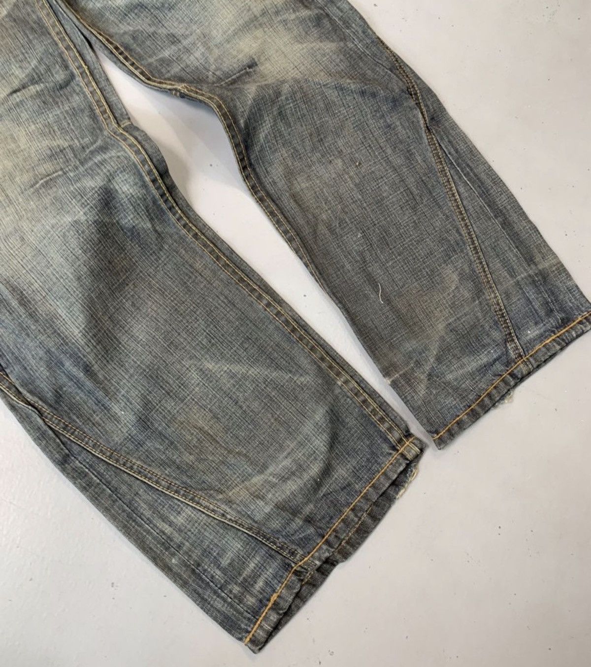 Japanese Brand Vintage evisu inspired japanese brand denim Size US 32 / EU 48 - 4 Thumbnail