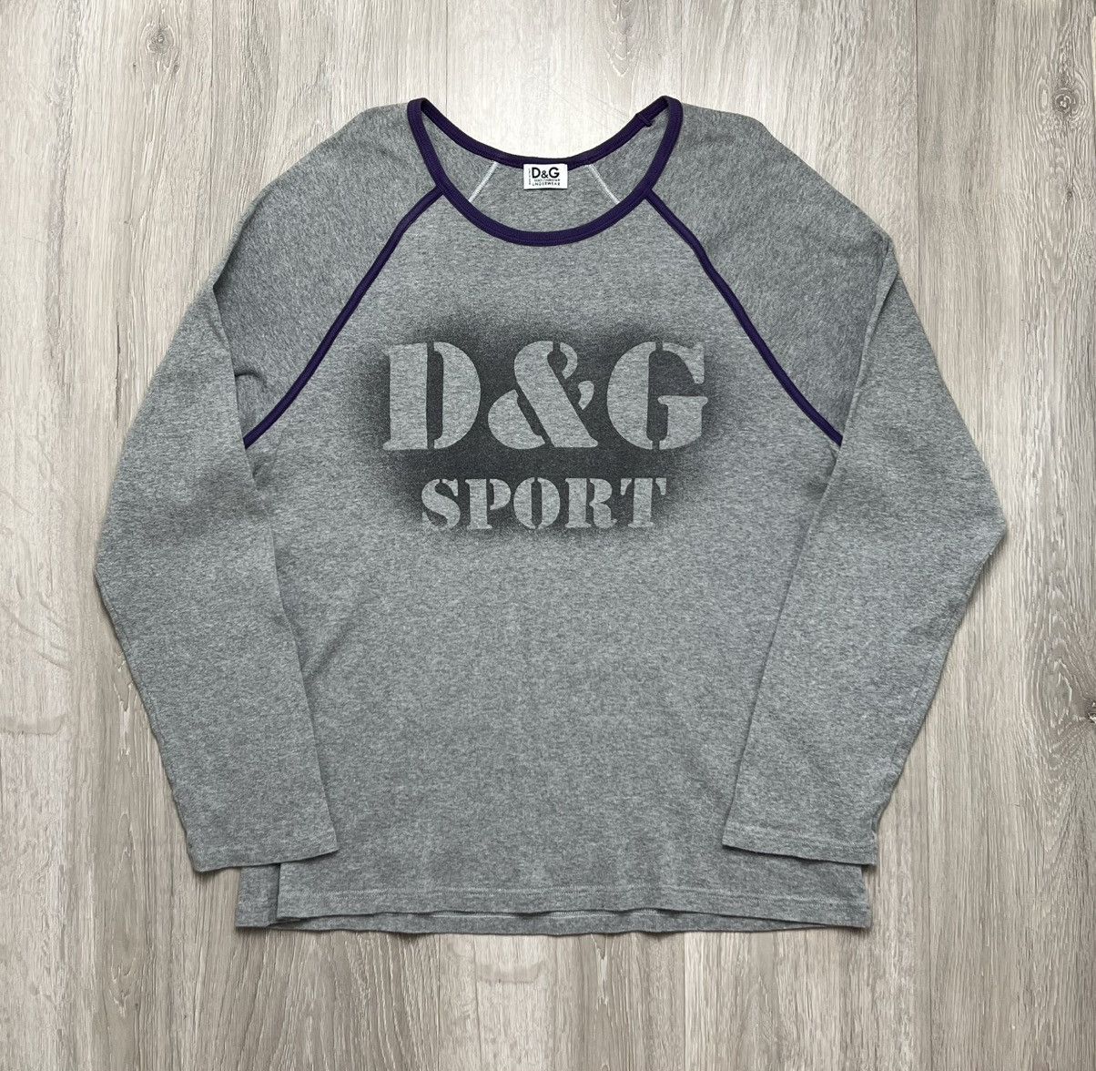 Dolce & Gabbana Dolce&Gabbana Sport Vintage Longsleeve Size US L / EU 52-54 / 3 - 1 Thumbnail