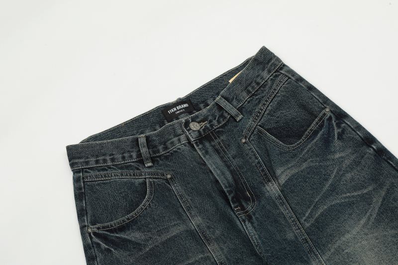 Japanese Brand × Jean High street washed distressed ripped flared jeans y2k Size US 32 / EU 48 - 3 Thumbnail