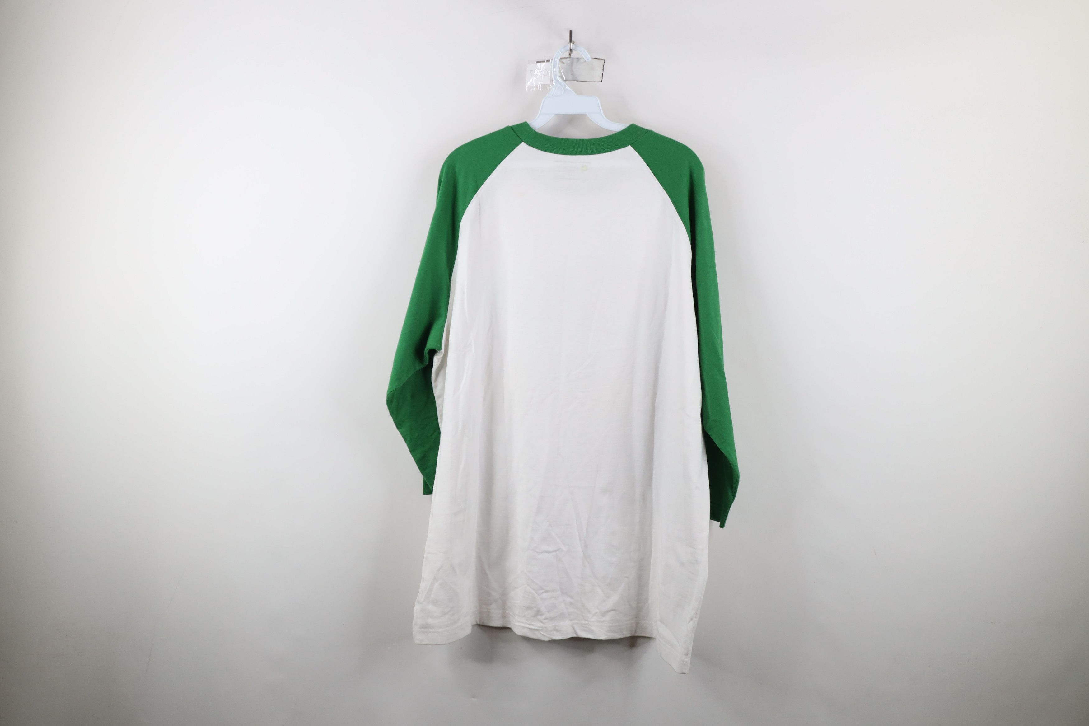 John Deere × Vintage Vintage John Deere Spell 3/4 Sleeve Raglan T-Shirt Cotton Size US XXL / EU 58 / 5 - 11 Thumbnail