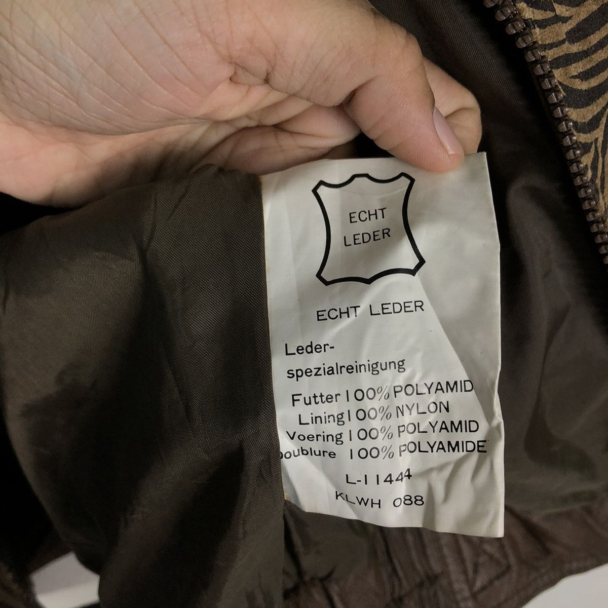 Japanese Brand 🔥VINTAGE BIKER LEATHER JACKET ECHT LEDER ISSEY MIYAKE Size US M / EU 48-50 / 2 - 22 Thumbnail