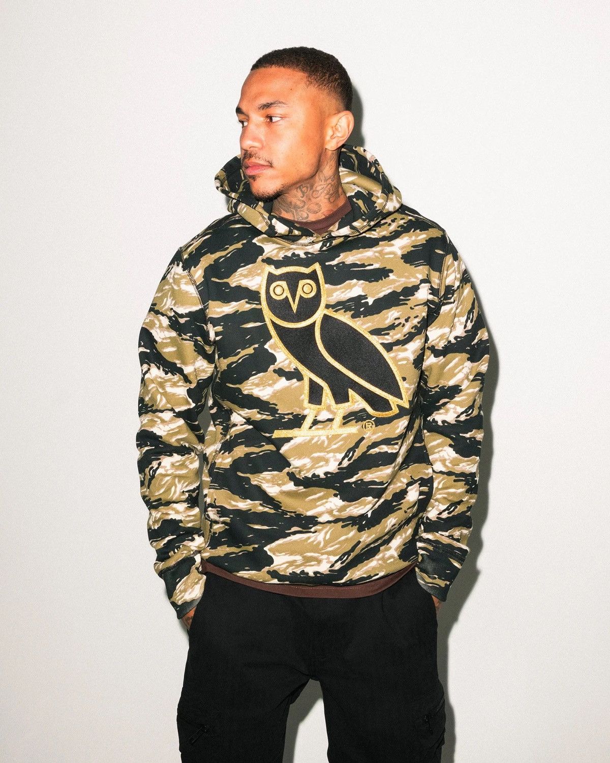 OVO OG OWL TIGER CAMO hoodie XXL