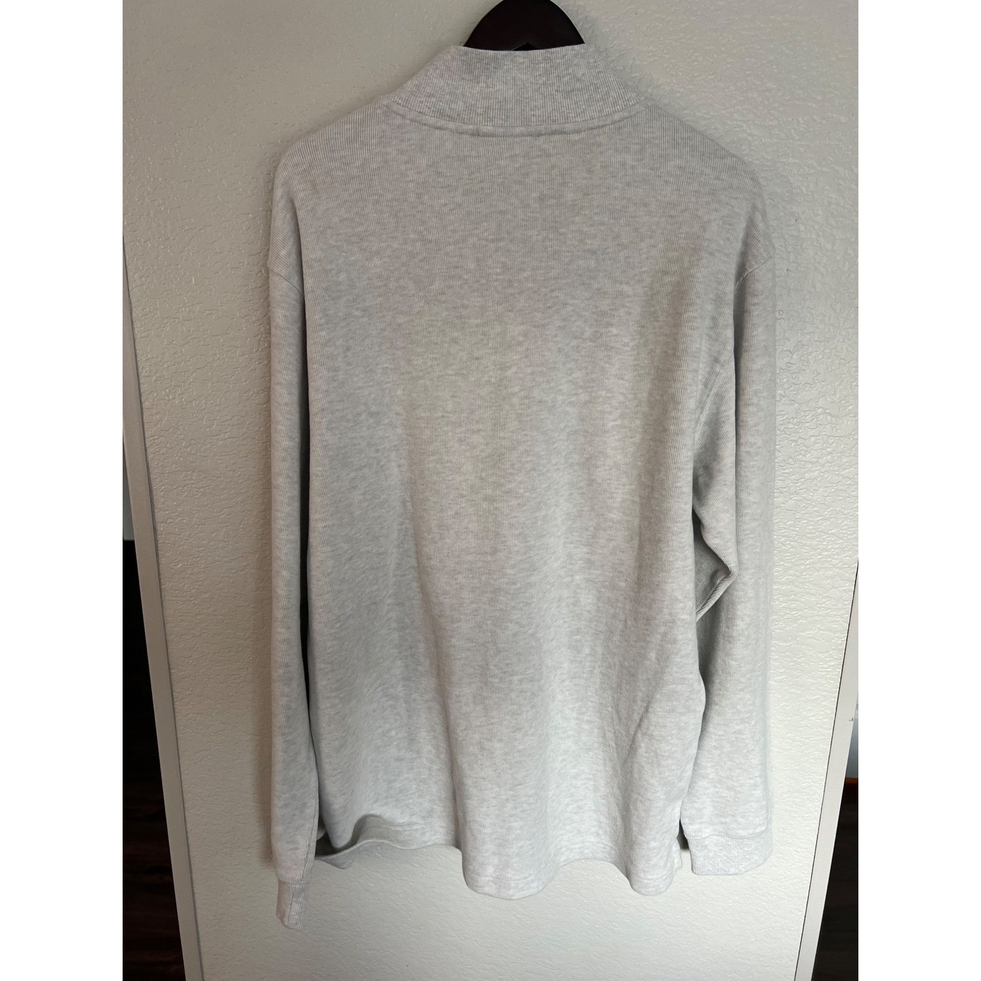 Rodd & Gunn Alton Avenue selling 1/4 Zip Cotton Pullover Ice Grey Size XL NWT