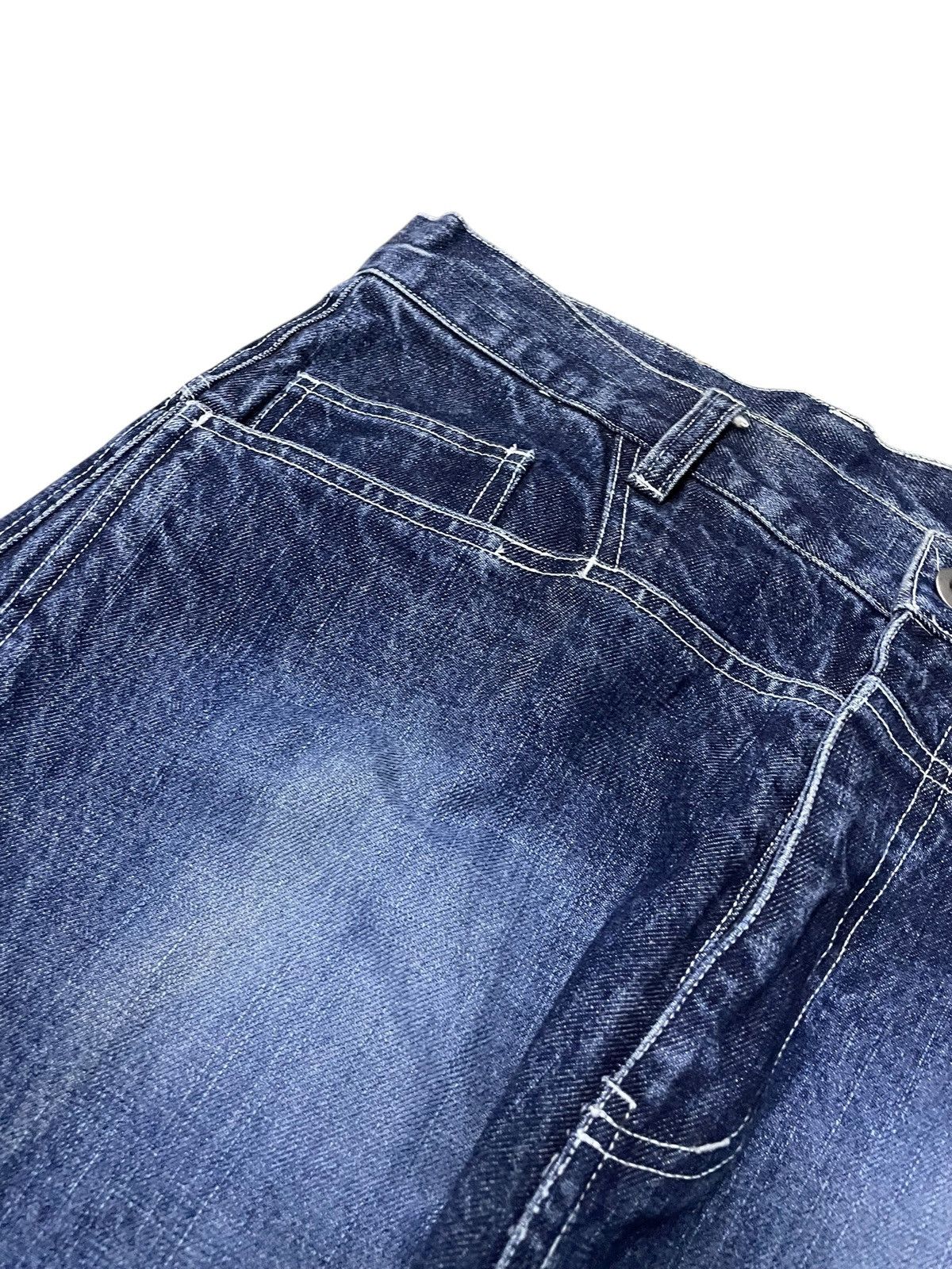 Beauty Beast × Japanese Brand TJan. Japan Panel Baggy Cargo Loose Jeans Size US 36 / EU 52 - 12 Thumbnail