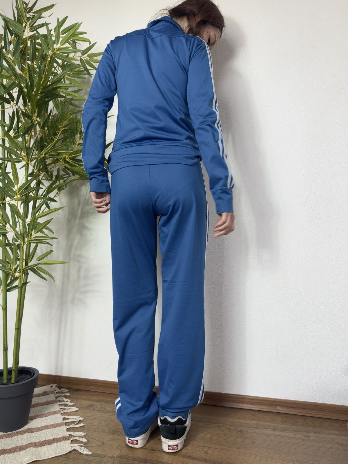 Adidas VINTAGE ADIDAS CLIMALITE 2000s TRACKSUIT WITH WHITE STRIPES Size L / US 10 / IT 46 - 3 Thumbnail