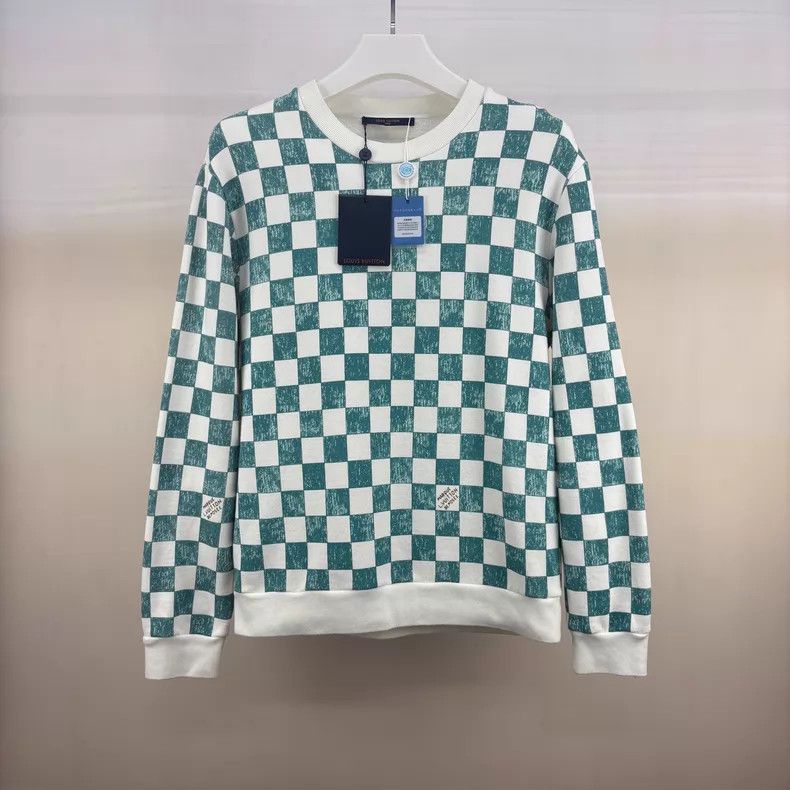 Louis Vuitton Louis Vuitton Checkerboard Sweatshirt Size US XXL / EU 58 / 5 - 1 Thumbnail
