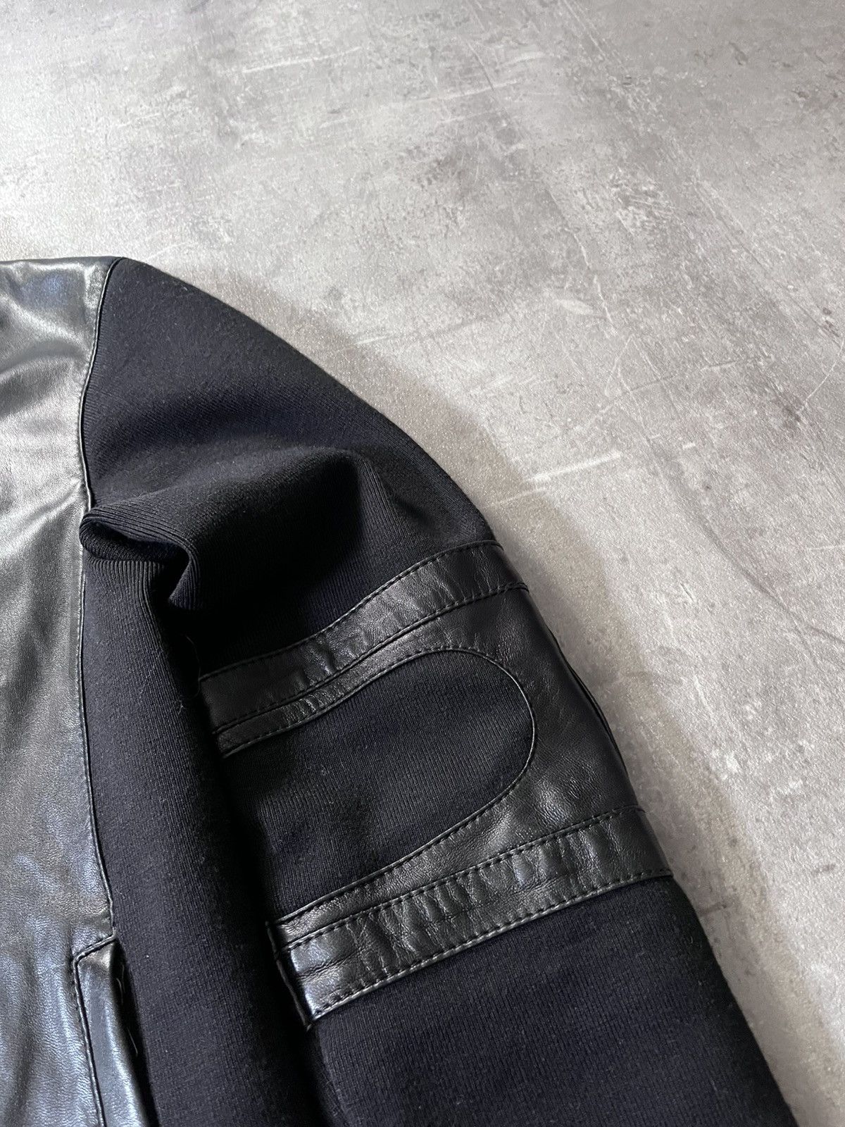 Prada Prada 2000s hybrid leather wool jacket black vintage Size US M / EU 48-50 / 2 - 4 Thumbnail