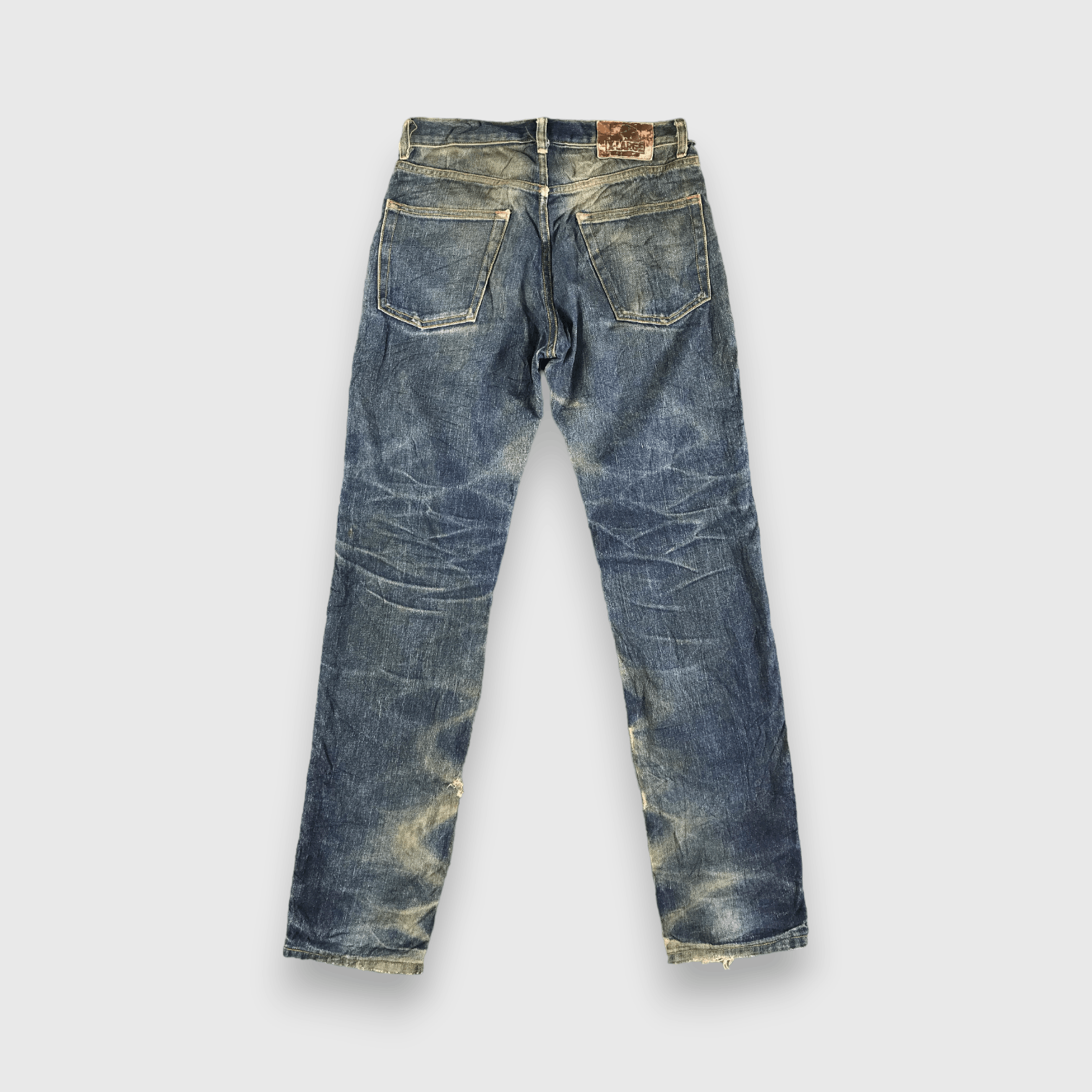 Vintage Vintage Blue Wash XLarge Jeans-J3945 Size US 33 - 2 Thumbnail