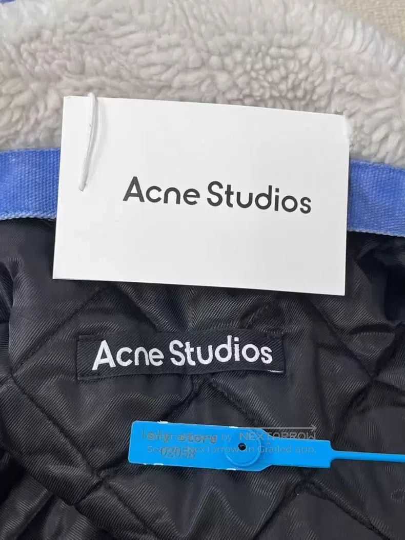 Acne Studios Acne Studios Face expression vintage denim jacket, blue Size US XS / EU 42 / 0 - 4 Thumbnail