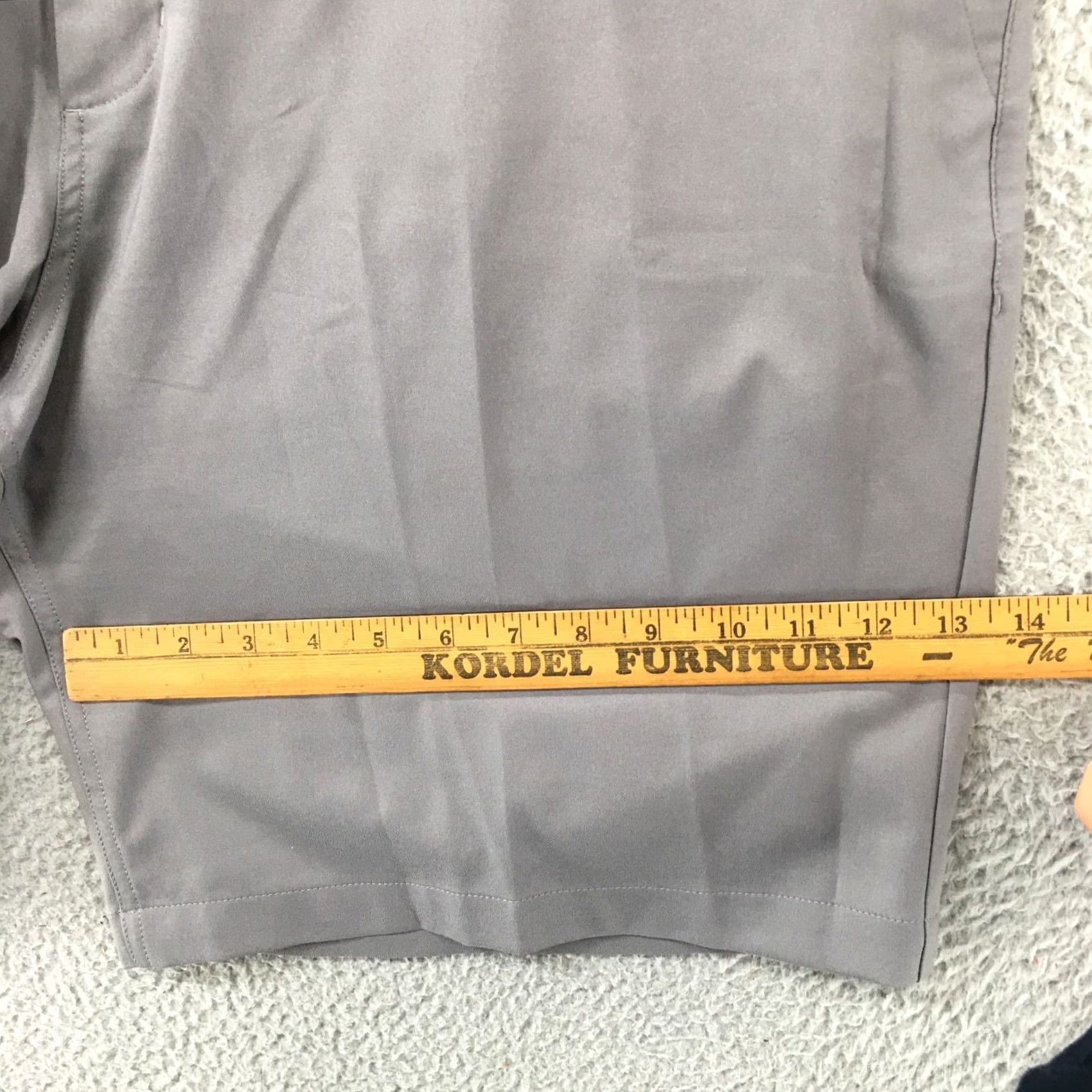 Nike Nike Dri-Fit Chino Shorts Mens 42 Gray Side Pocket Flat Front Zip Size US 42 / EU 58 - 5 Thumbnail