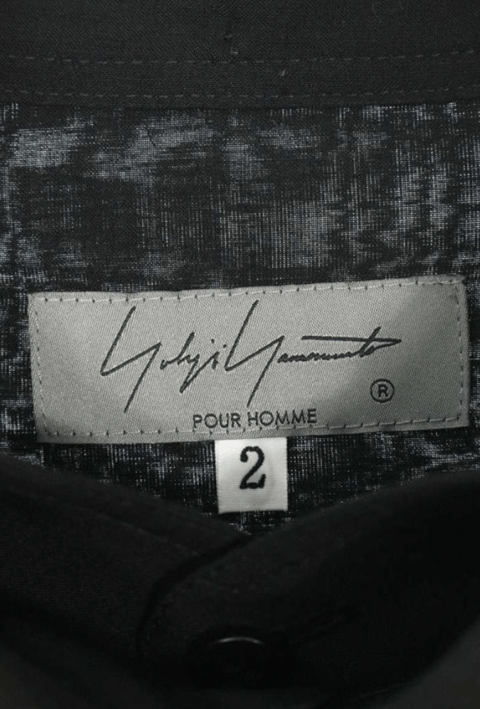 Yohji Yamamoto Yohji Yamamoto Pour Homme CELLULOSE LOAN STAND COLLAR BLOUSE Size US M / EU 48-50 / 2 - 11 Thumbnail