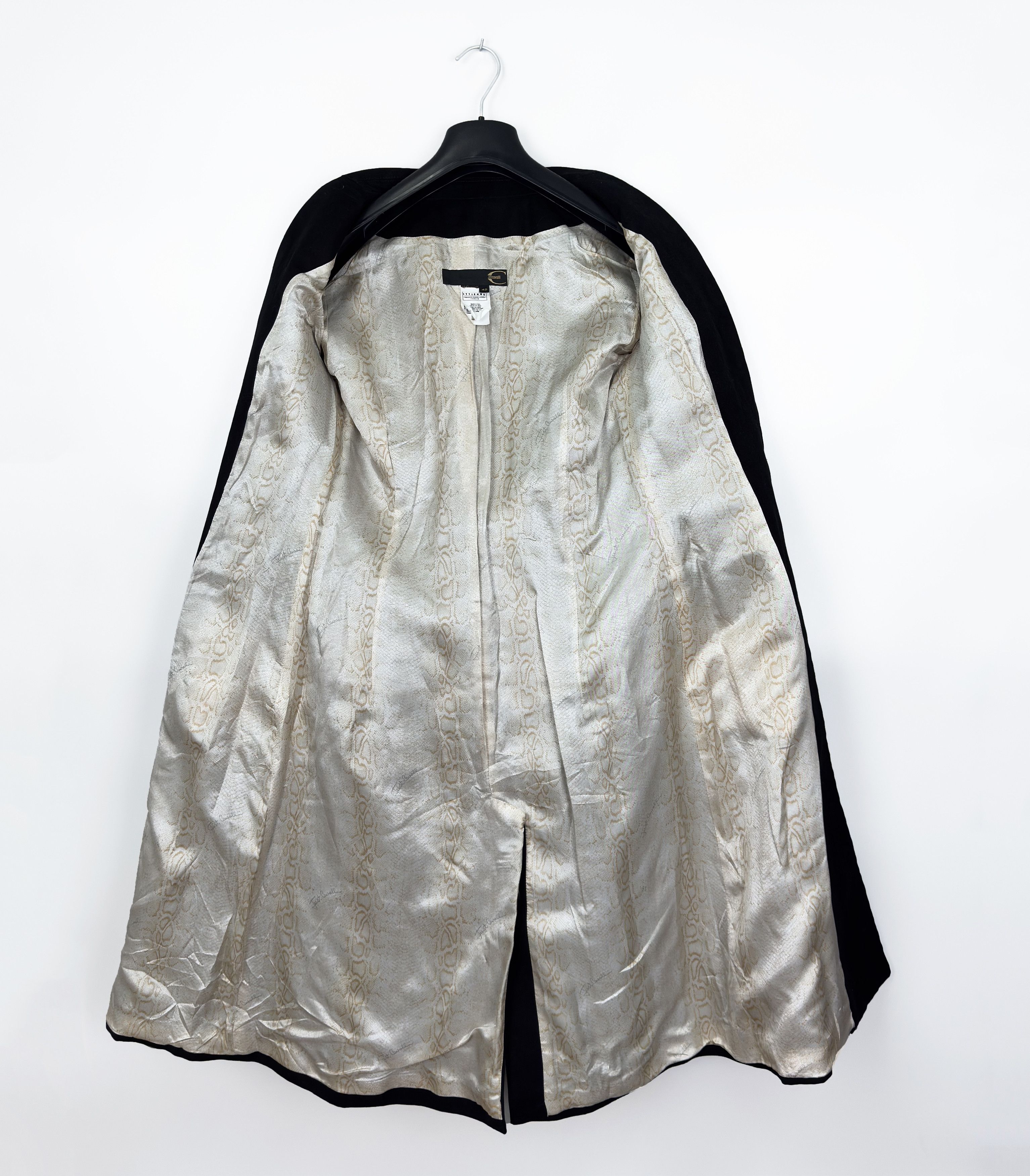Just Cavalli 2005 Just Cavalli Made in Italy Women's Black Coat M Size M / US 6-8 / IT 42-44 - 8 Thumbnail