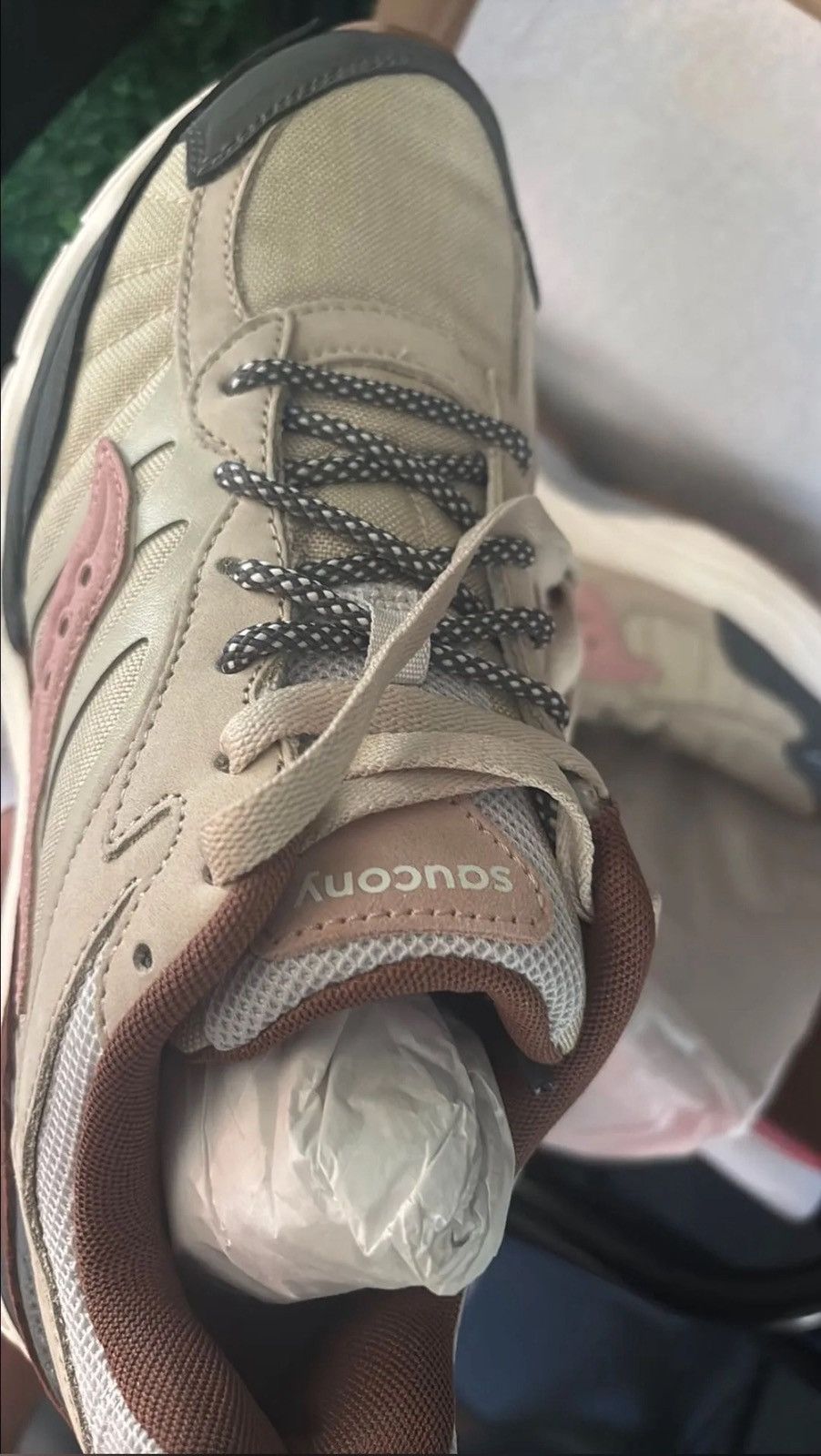 Saucony Saucony ProGrid Omni 9 “Beige/Grey/Brown/Pink Size US 8.5 / EU 41-42 - 5 Thumbnail