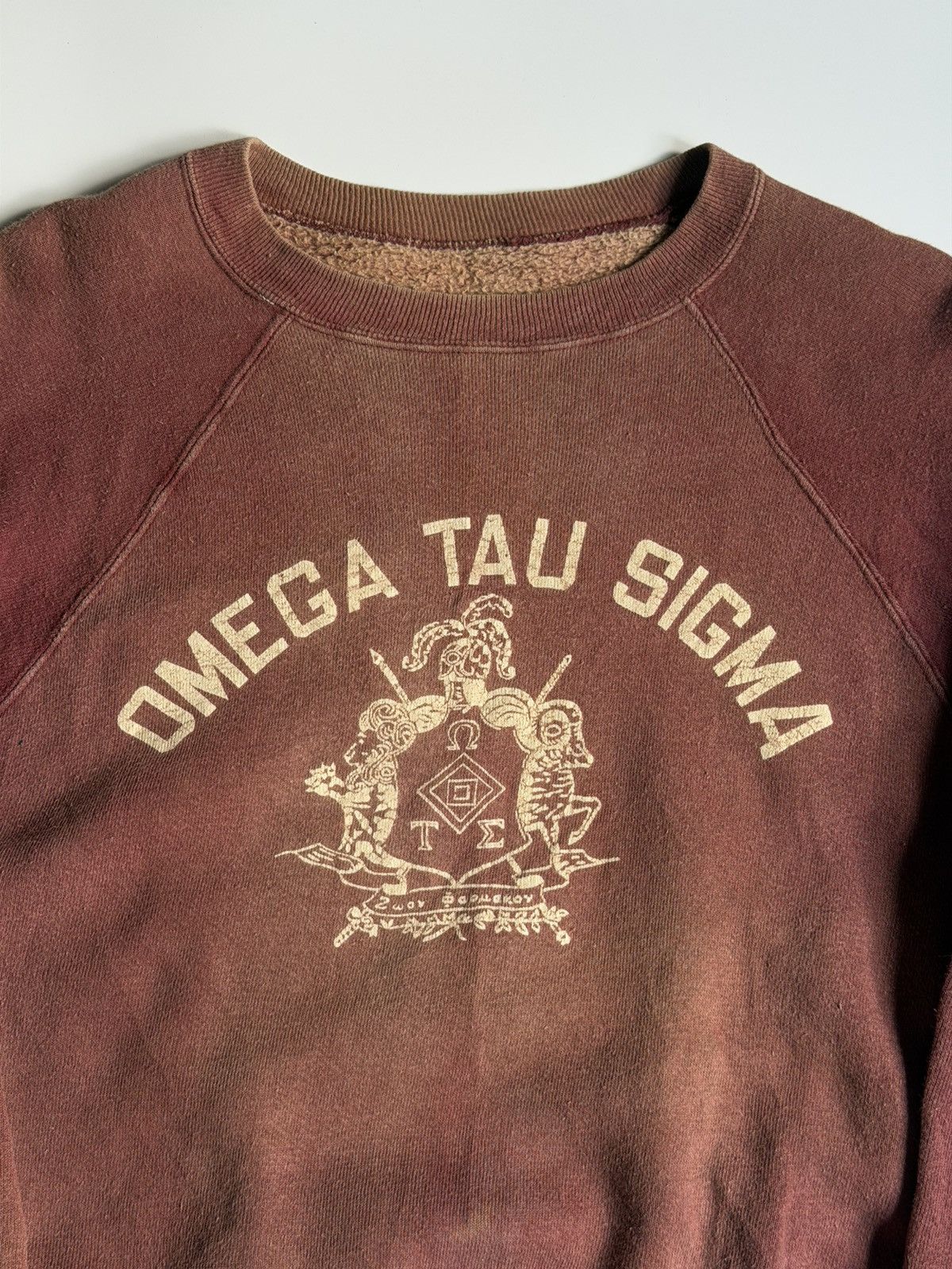 Vintage Vintage 1950’s -1960’s Maroon Raglan Sweatshirt. Size US S / EU 44-46 / 1 - 2 Thumbnail