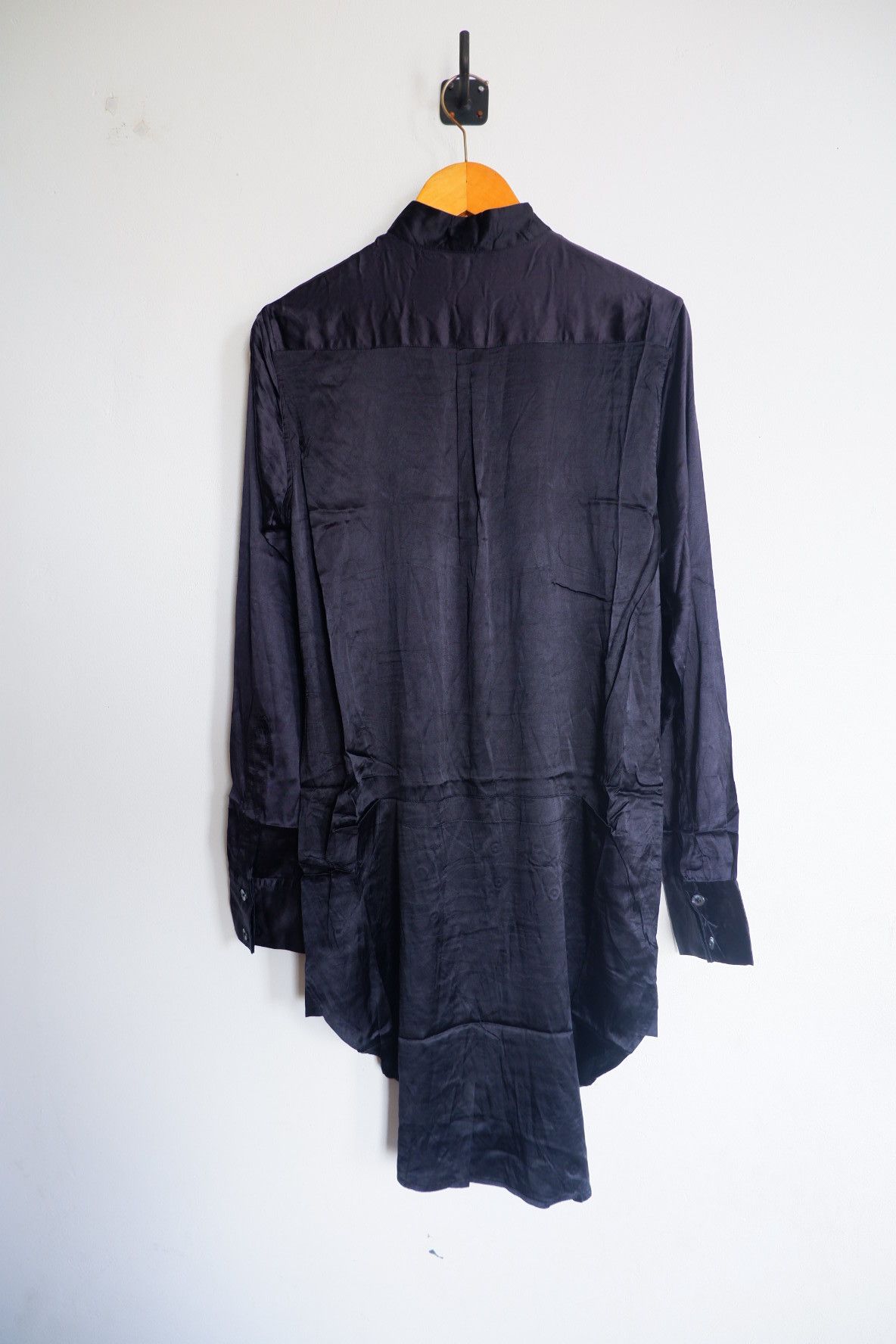 Ann Demeulemeester Ss2016 Ann Demeulesteer Silk Tunic Button Shirt Size M / US 6-8 / IT 42-44 - 2 Thumbnail