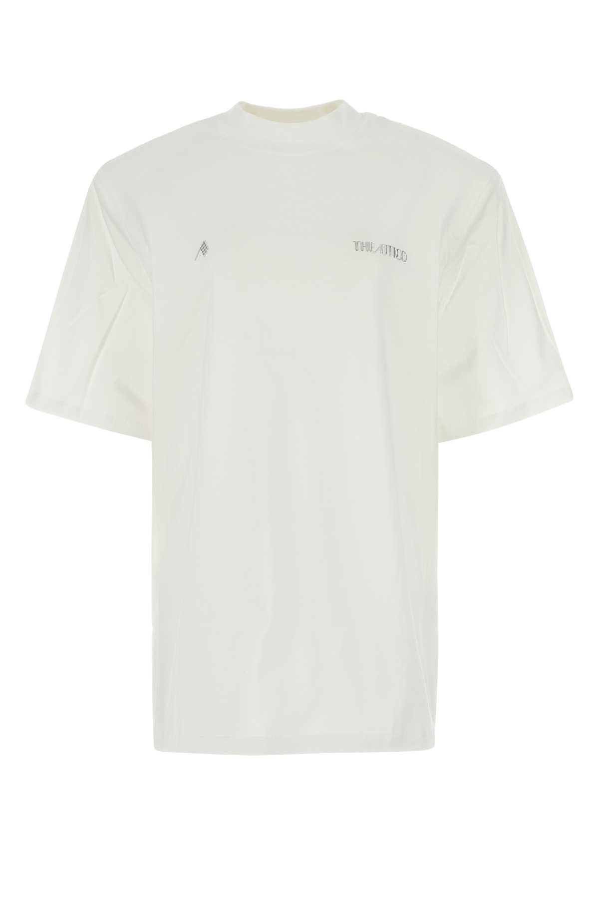 image of The Attico T-Shirt in White, Women's (Size XS)