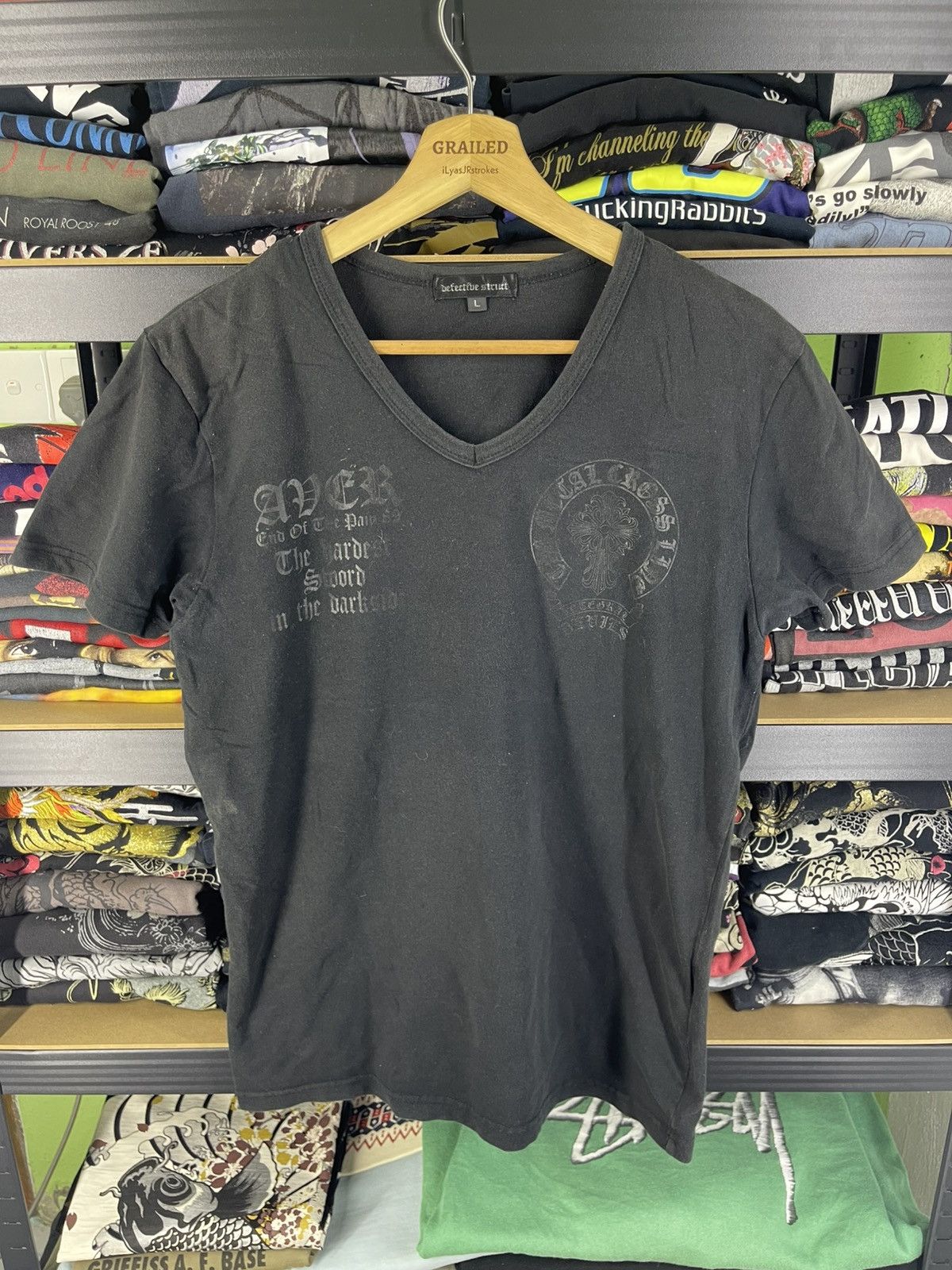 Defective Struct Vintage Defective Struct Design Chrome Hearts Shirt Tee Size US L / EU 52-54 / 3 - 2 Thumbnail