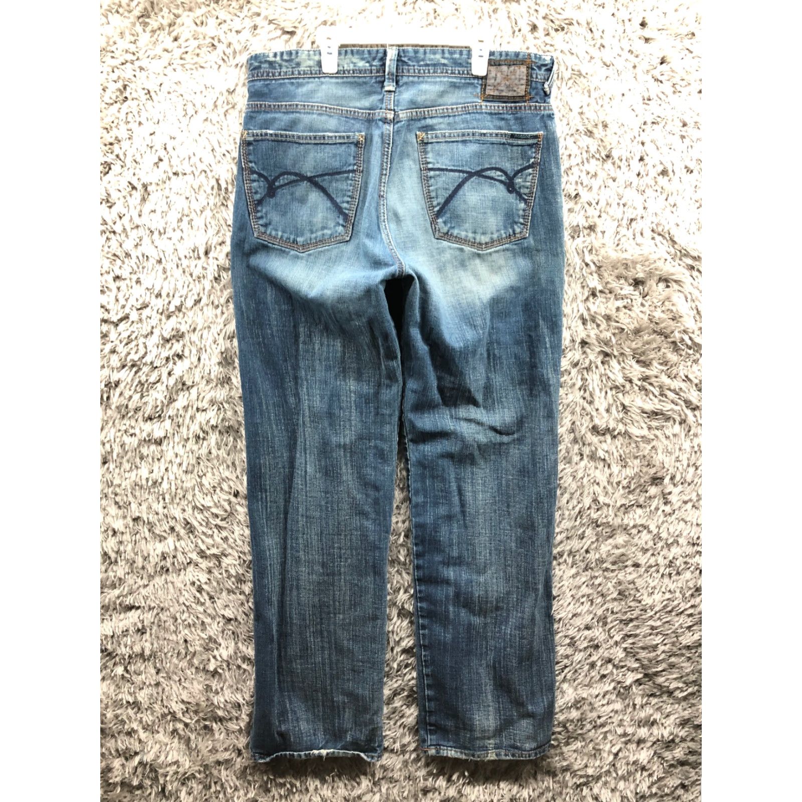 Vintage Mavi Jeans Size 34x34 Mens Mid Rise Straight Leg Dark Wash Blue Denim Jeans Size US 34 / EU 50 - 5 Thumbnail