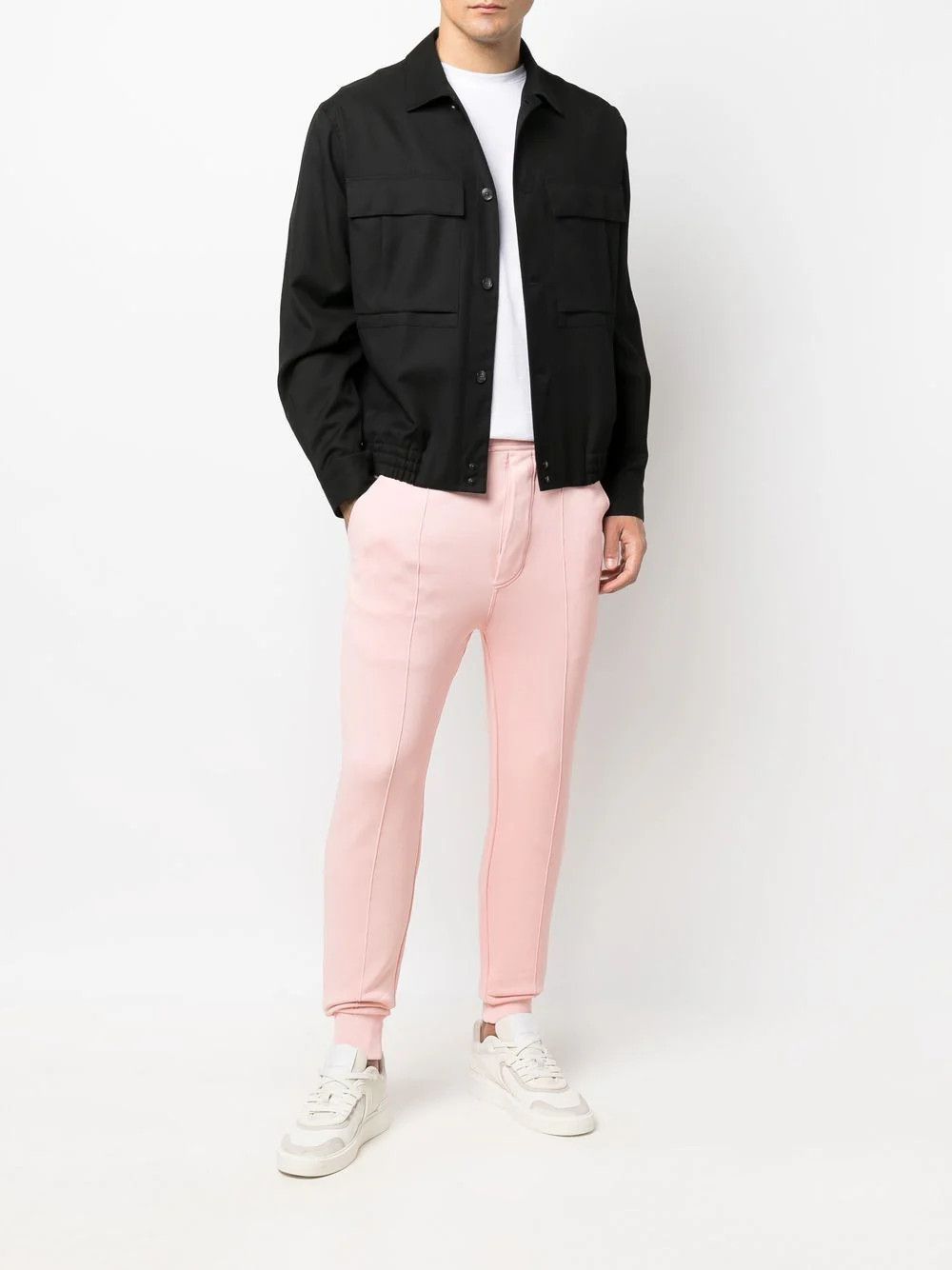 Tom Ford o1w1db10225 TFJ271 Sweatpants & Joggers in Light Pink Size US 34 / EU 50 - 2 Thumbnail