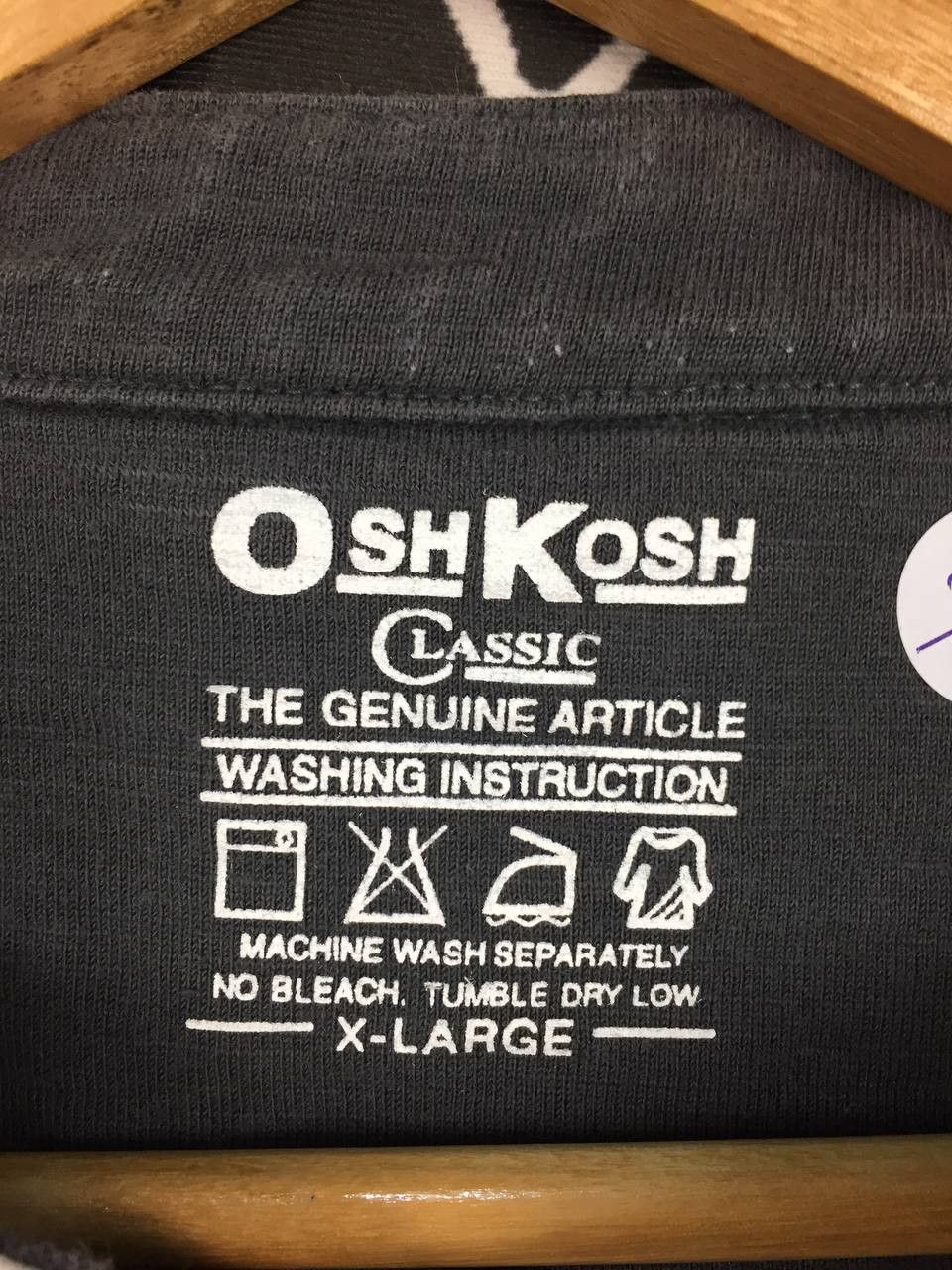 Oshkosh × Vintage Vtg Oshkosh Classic Plain Casual Essential Tee Size US XL / EU 56 / 4 - 8 Thumbnail