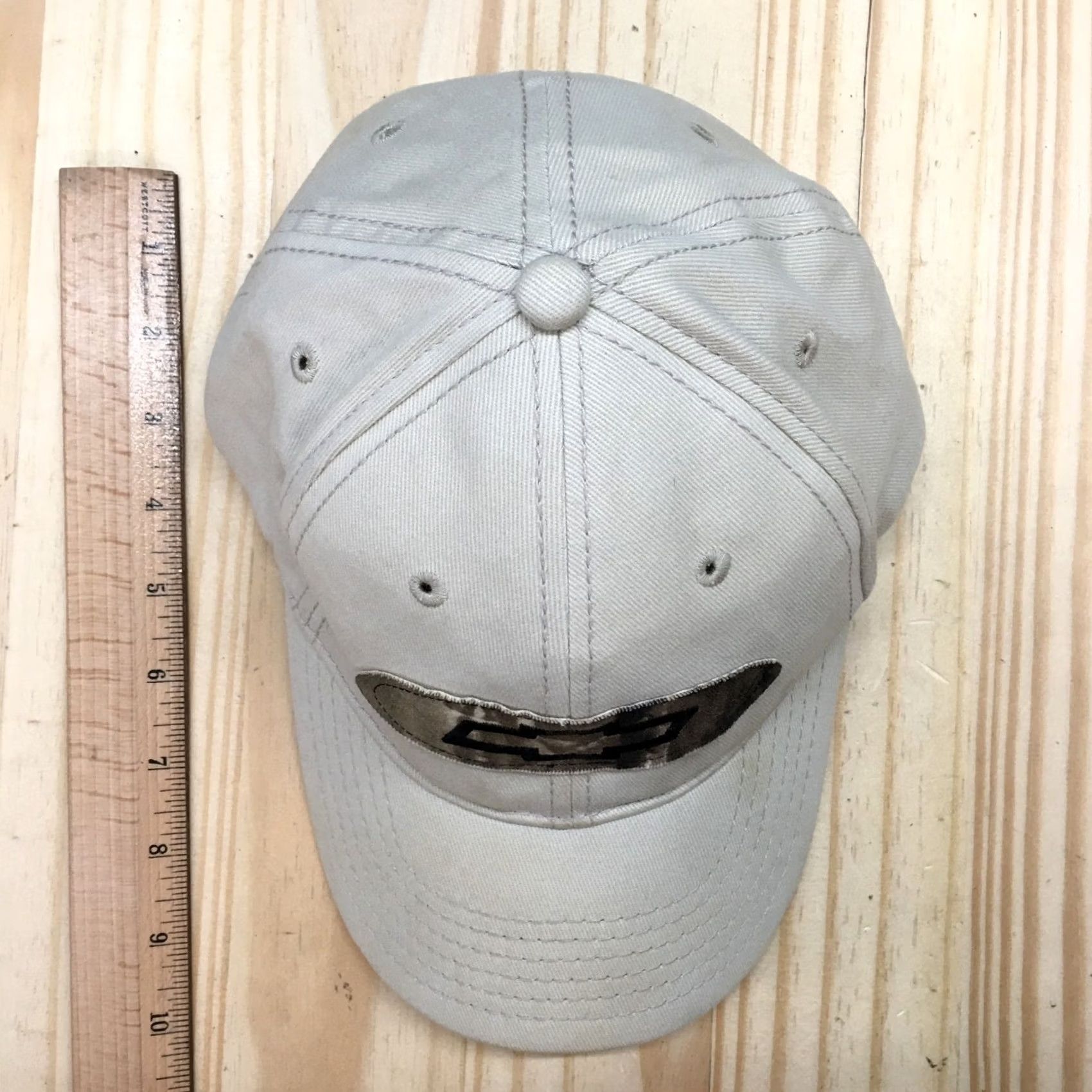 Logo 7 Chevrolet Baseball Cap Mens Beige One Size Curved Brim Embroidered Logo A-Flex Hat Canvas Cotton Adjustable Mesh Back Summer Casual Size ONE SIZE - 4 Thumbnail