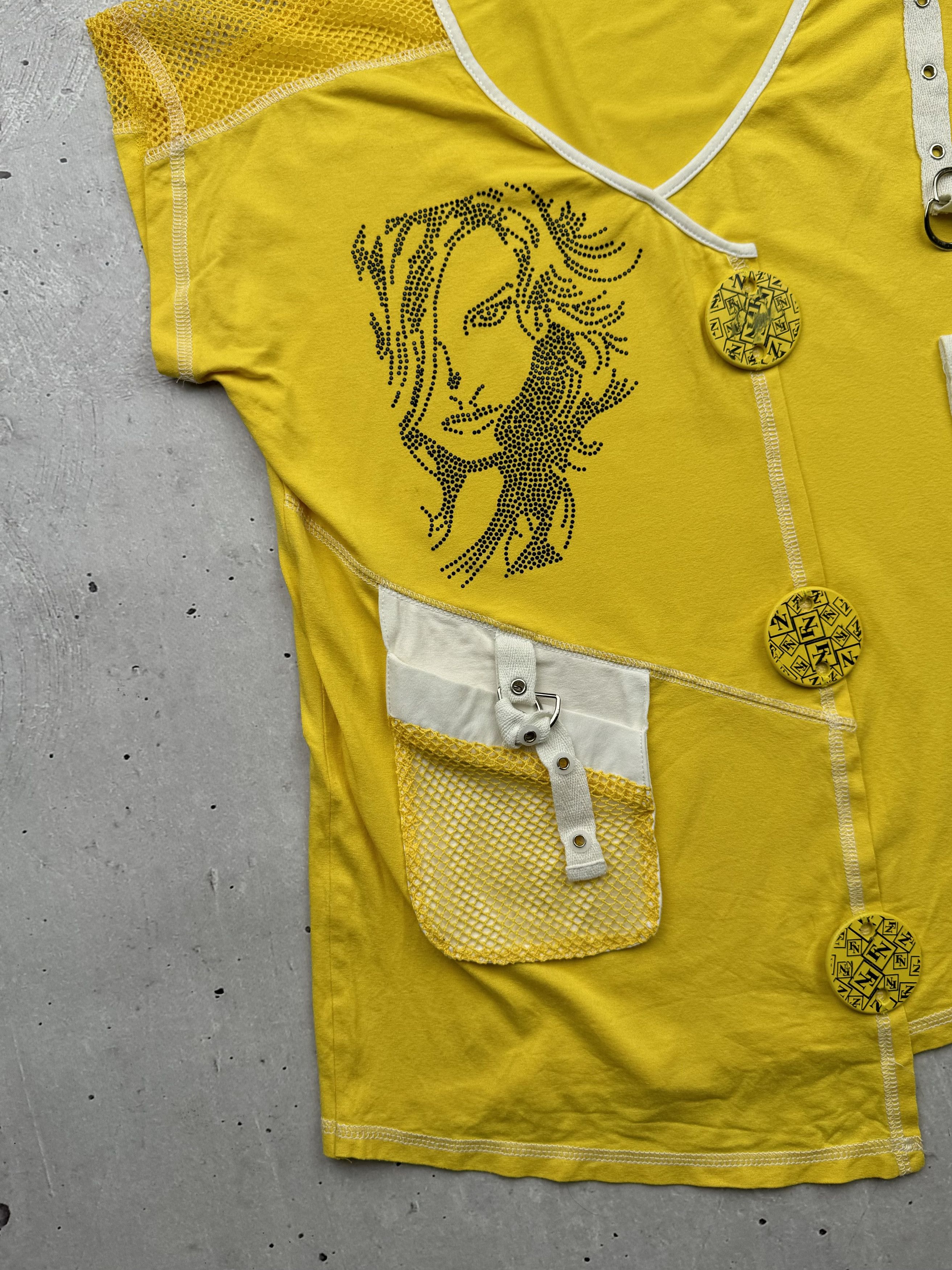 Japanese Brand × Vintage Vintage Mesh Bondage T-Shirts Size L / US 10 / IT 46 - 2 Thumbnail