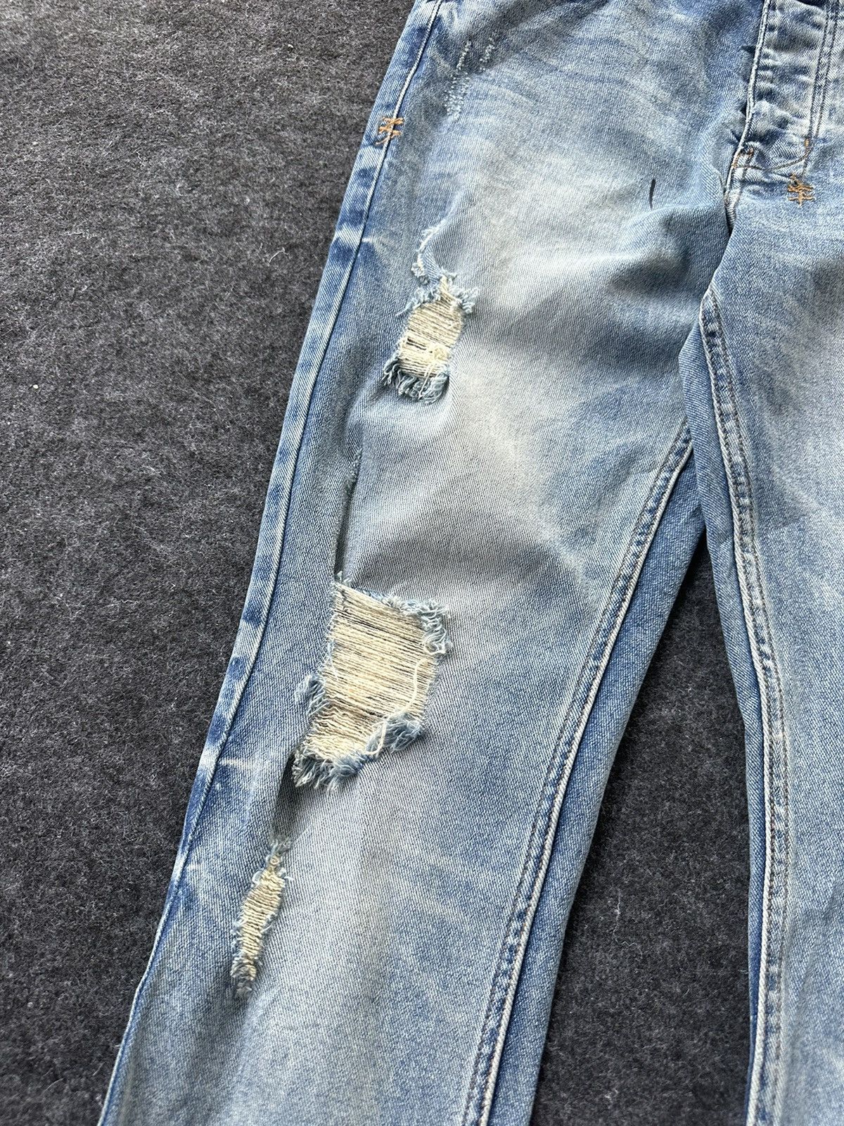 Ksubi Ksubi Skinny Stretchable Distressed Slim Denim 32x32 D378 Size US 32 / EU 48 - 9 Thumbnail
