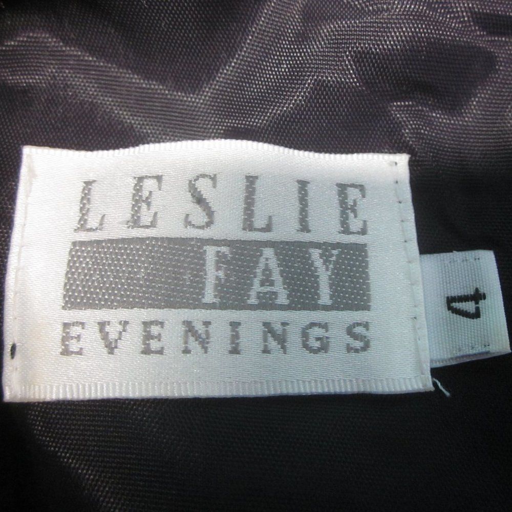 Fay Leslie Fay Evening Dress Size 4 Vintage 80's Size XS / US 0-2 / IT 36-38 - 7 Thumbnail