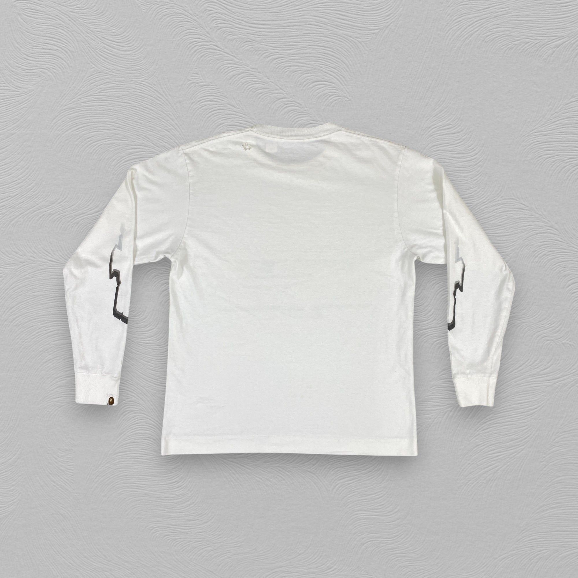 Bape Vintage A Bathing Ape Long Sleeve Medium Shirt - L058 Size US M / EU 48-50 / 2 - 2 Thumbnail