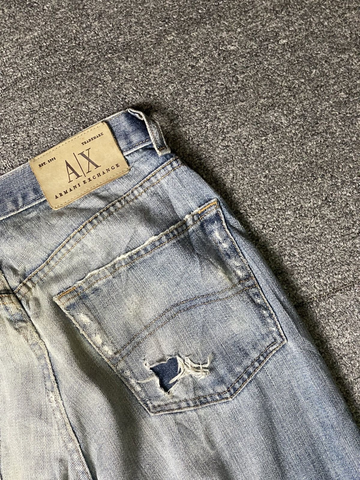 Armani Exchange × Vintage ARMANI EXCHANGE Bootcut Jeans (92) Size US 30 / EU 46 - 17 Thumbnail