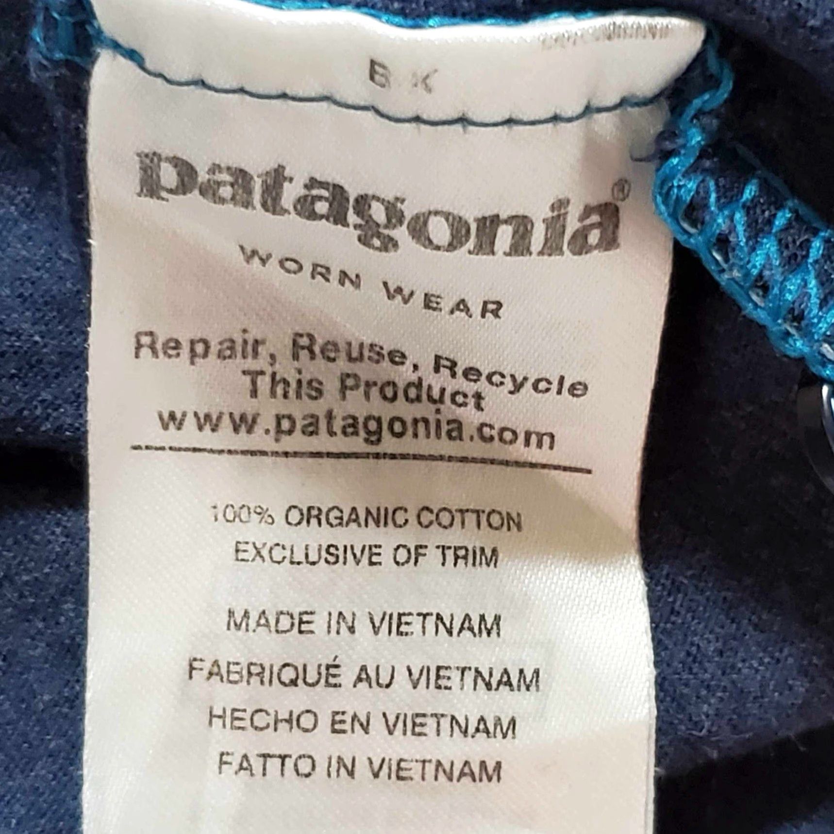 Patagonia Patagonia Polo Mens Small Blue Polo Shirt Regular Size S - Deodorant Pit Stains Soaked Priced to Sell Mens Size US S / EU 44-46 / 1 - 6 Thumbnail