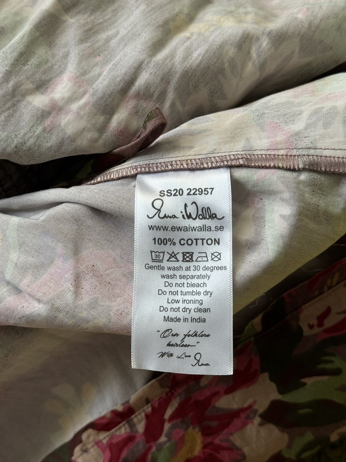 Hysteric Glamour Ewa I Walla S/S 2020 floral pattern poplin skirt Size 28" / US 6 / IT 42 - 6 Thumbnail