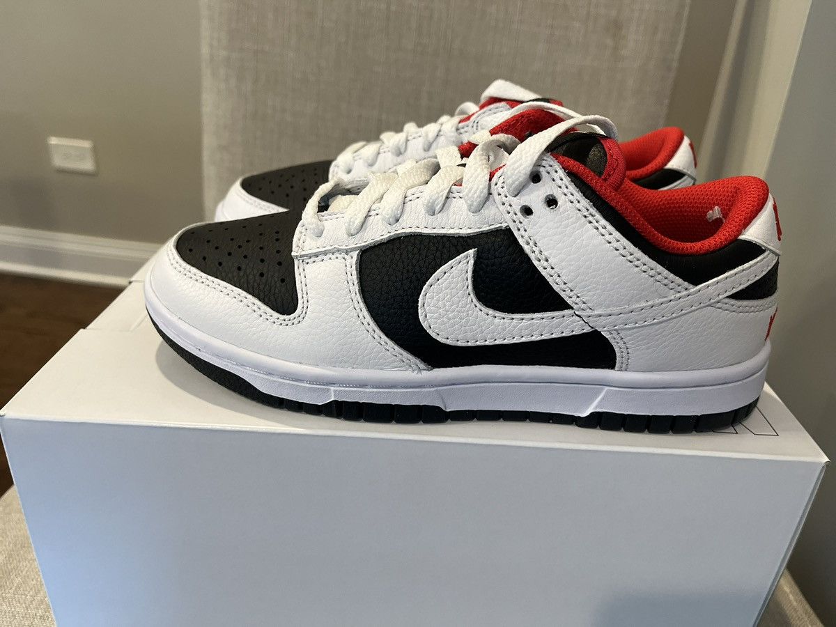 Nike Nike ID: Nike Dunk low (Reverse Panda) Size US 5 / IT 35 - 12 Thumbnail