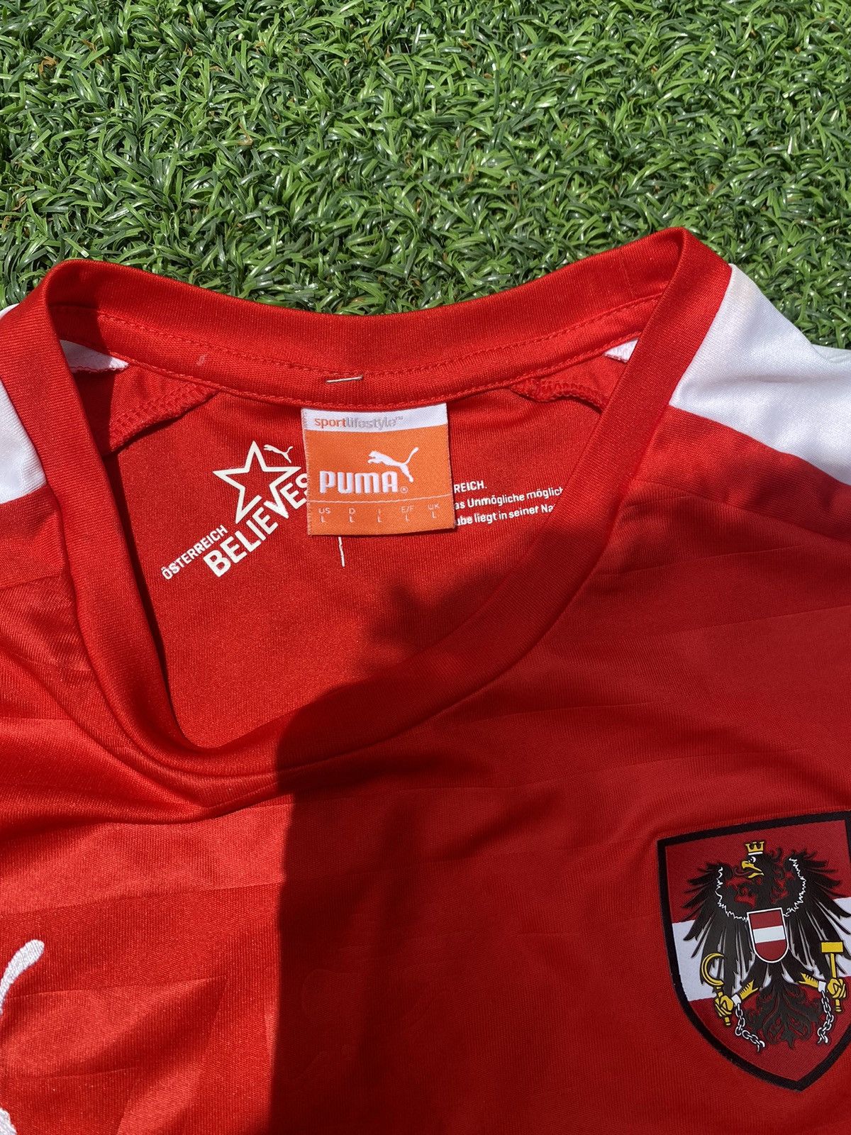 Puma × Vintage Austria 2014-2016 Home Soccer Jersey Size US L / EU 52-54 / 3 - 3 Thumbnail