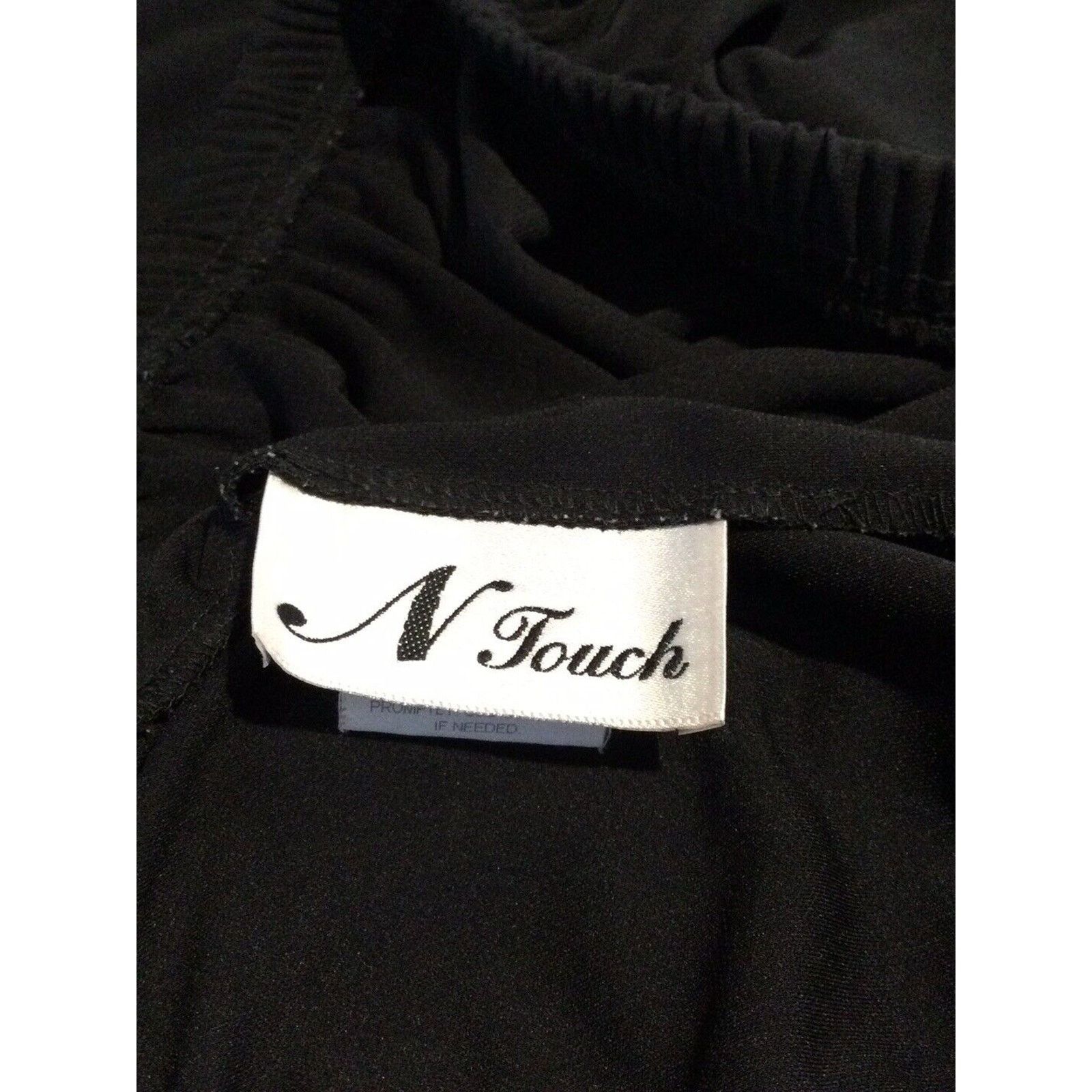 Other N Touch Elastic Waist Pleated A Line Black Skirt Sz 3X Size 38" / US 16 / IT 52 - 11 Thumbnail