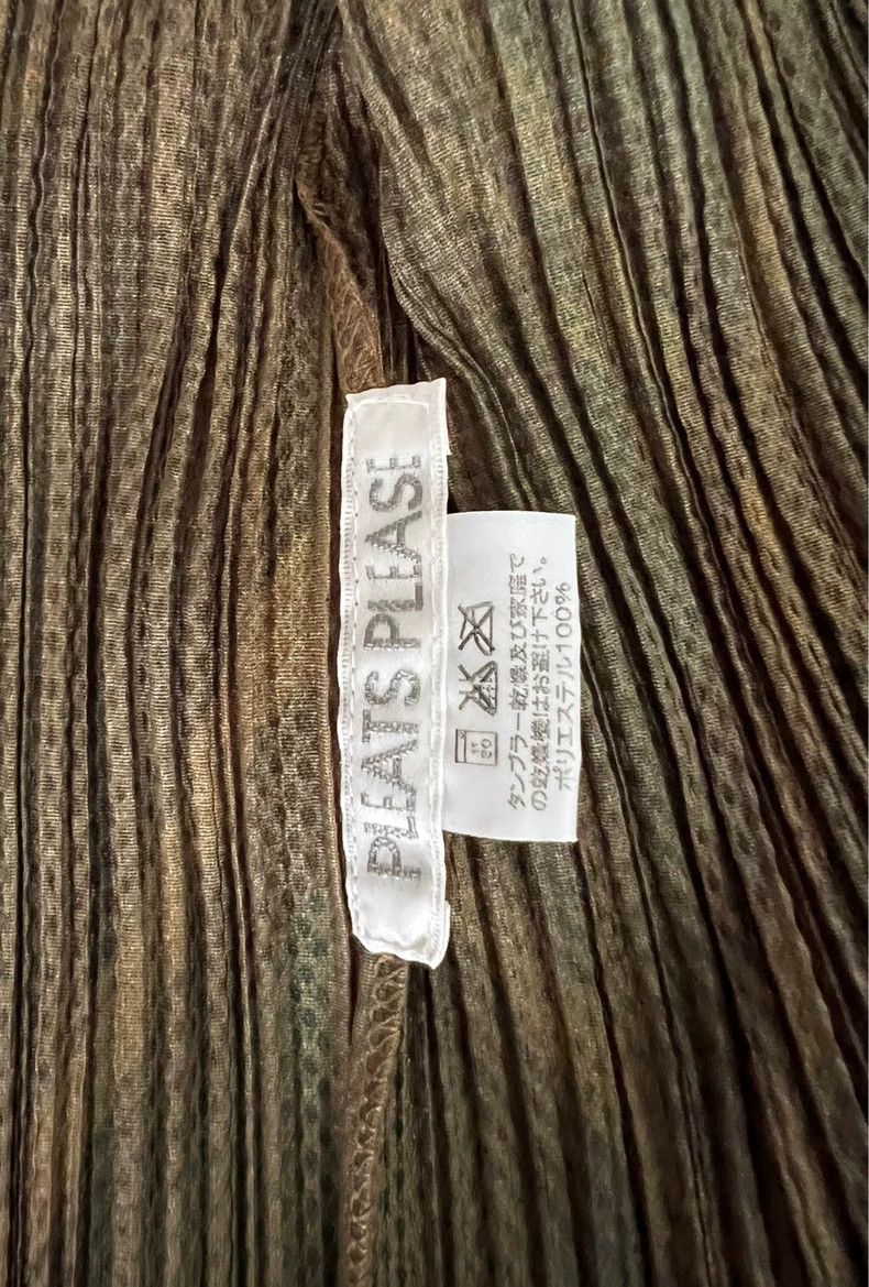 Issey Miyake Issey Miyake size:3 Blue-brown double-layer gauze cardigan Size M / US 6-8 / IT 42-44 - 5 Thumbnail