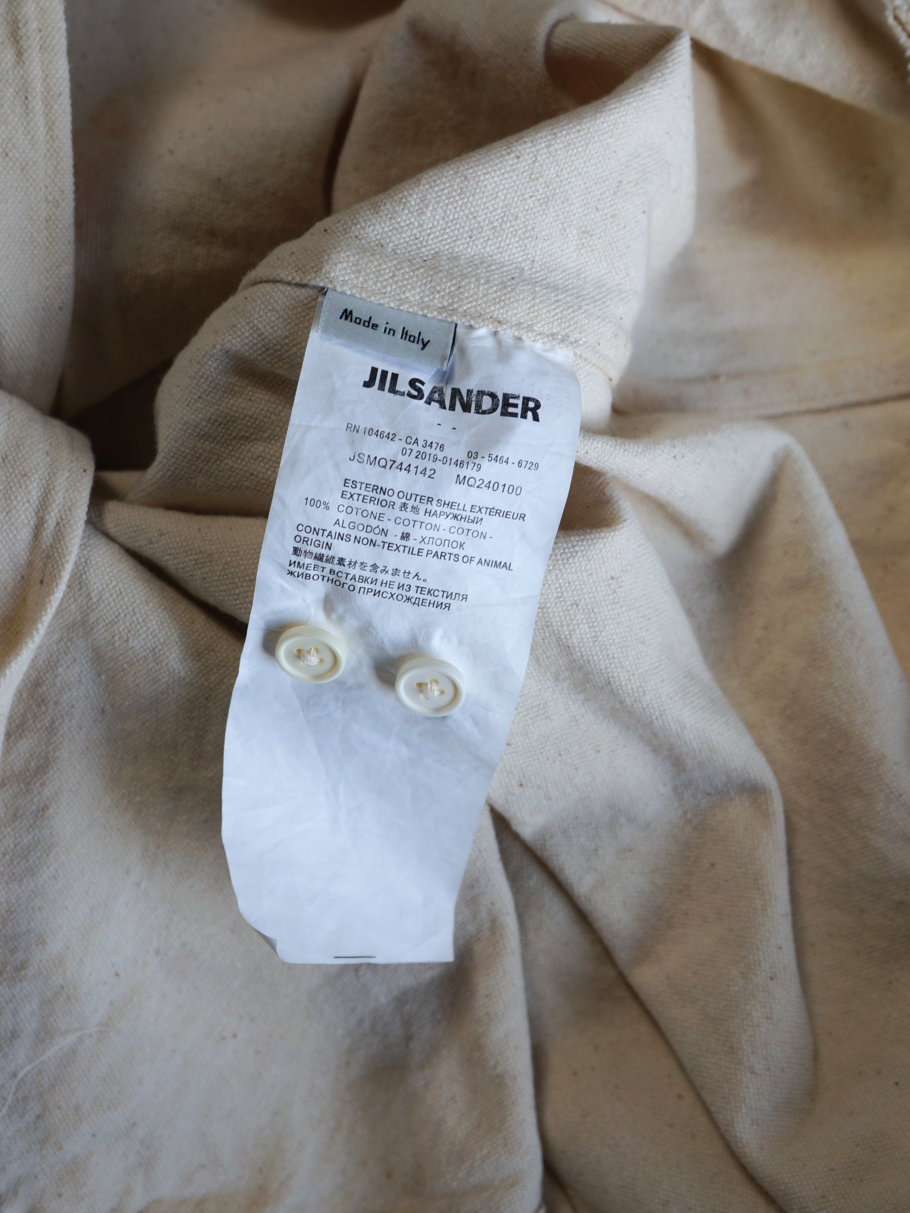 Jil Sander Jil Sander Canvas Shirt Size US M / EU 48-50 / 2 - 6 Thumbnail