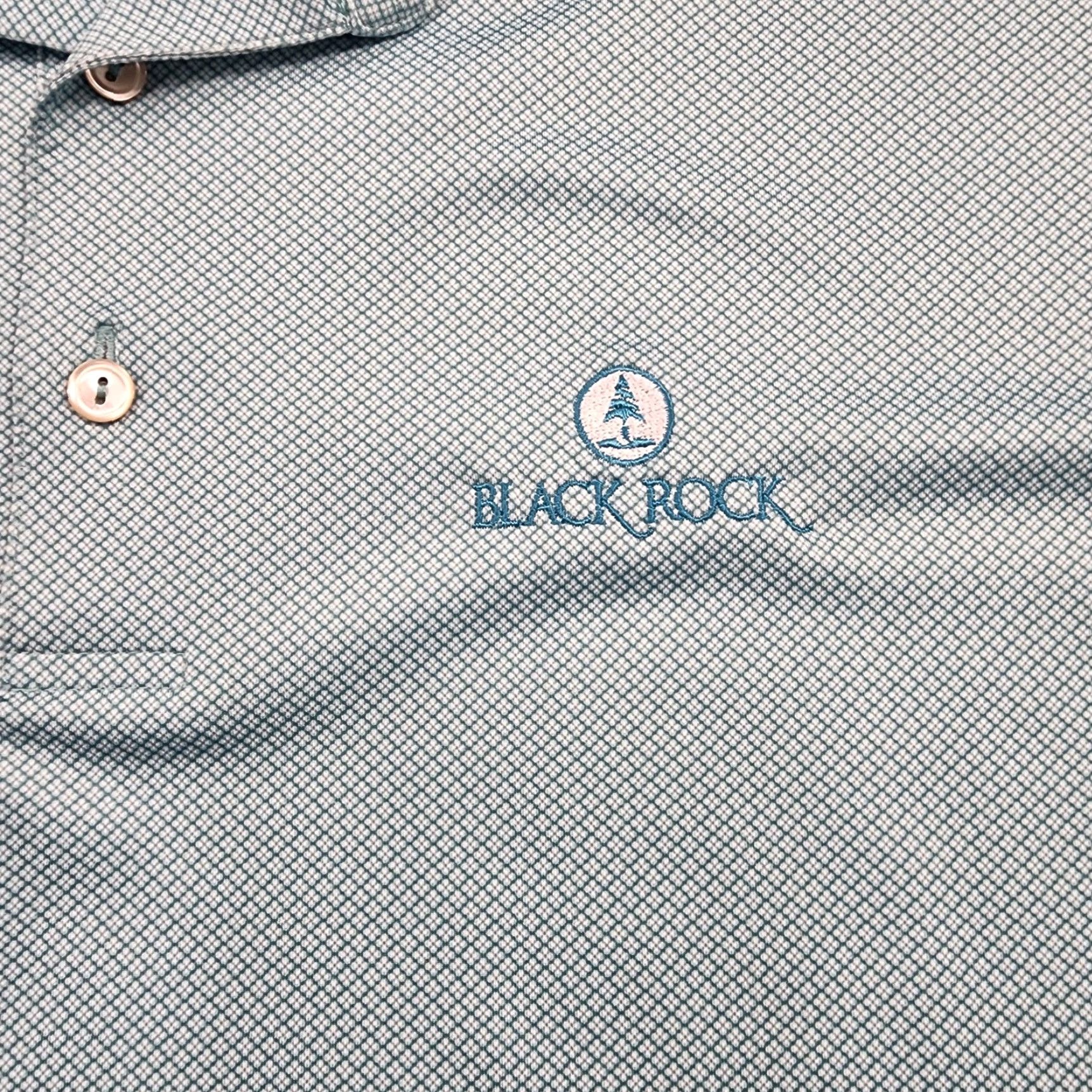 Peter Millar Peter Millar Polo Shirt Mens L Summer Comfort Golf Blue Geometric Logo Stretch Classic Preppy Size US L / EU 52-54 / 3 - 5 Thumbnail