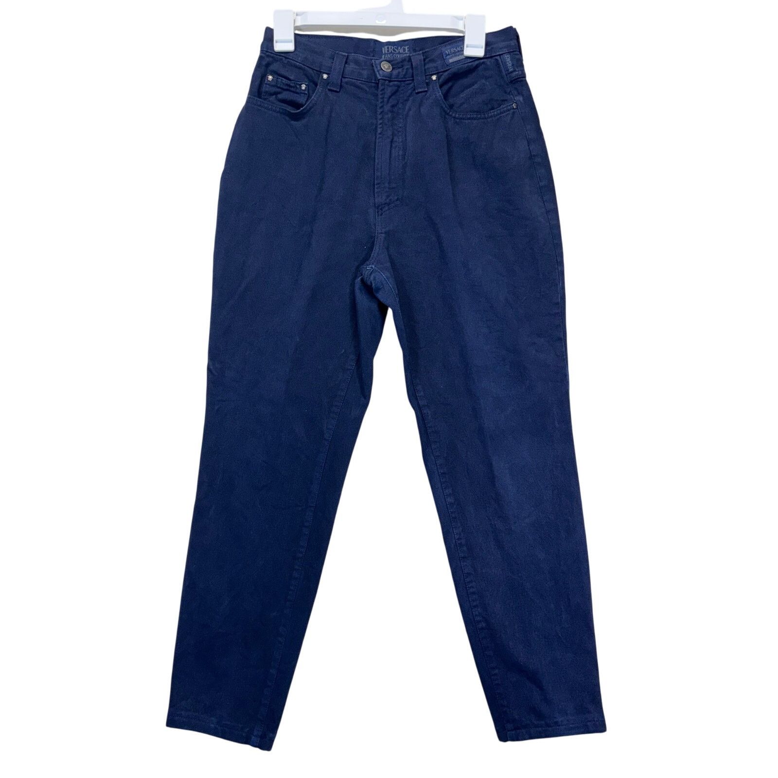 Versace Jeans Couture VERSACE Jeans Couture Women's Straight-Leg Jeans 28x27 Blue Size 28" / US 6 / IT 42 - 1 Thumbnail