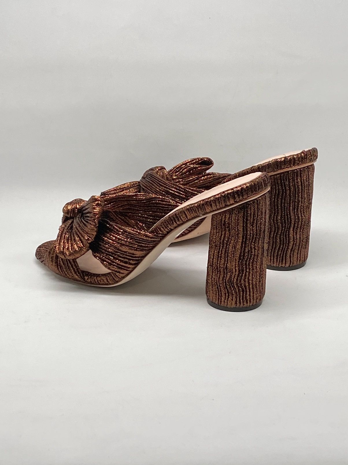 Loeffler Randall Loeffler Randall Metallic Lamé Block-Heel Mules size 7 Size US 7 / IT 37 - 9 Thumbnail