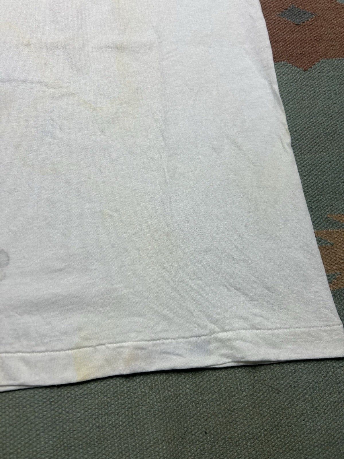 Vintage Vtg 90s blank white t shirt fruit the loom DEADSTOCK large Size L / US 10 / IT 46 - 3 Thumbnail