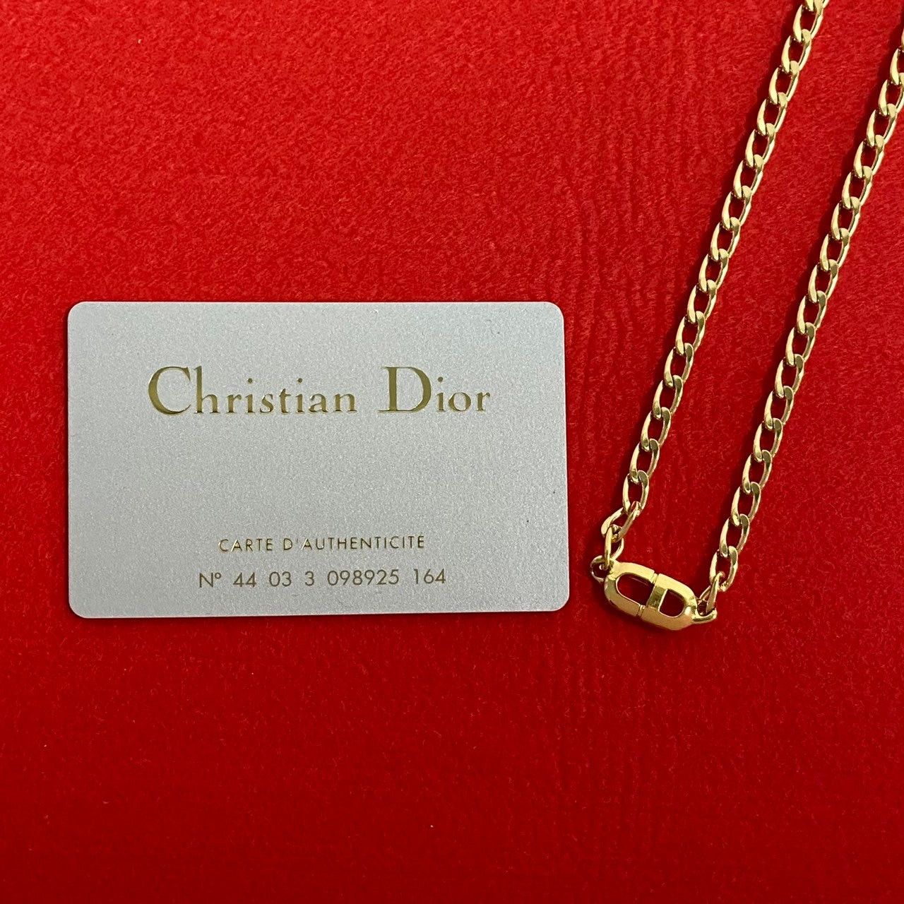 Dior Dior Necklace Gold Plated Size ONE SIZE - 1 Thumbnail