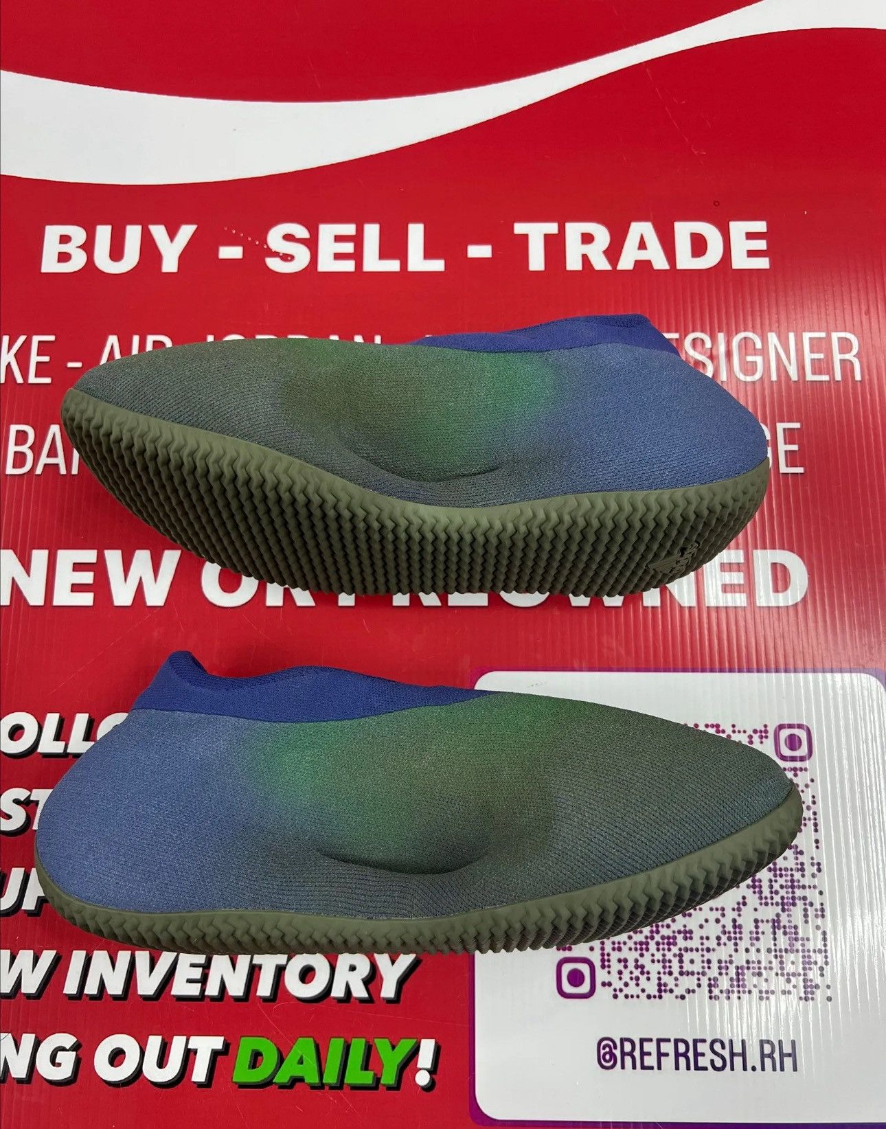 Adidas Yeezy Knit RNR Faded Azure Size 11.5 Size US 11.5 / EU 44-45 - 3 Thumbnail