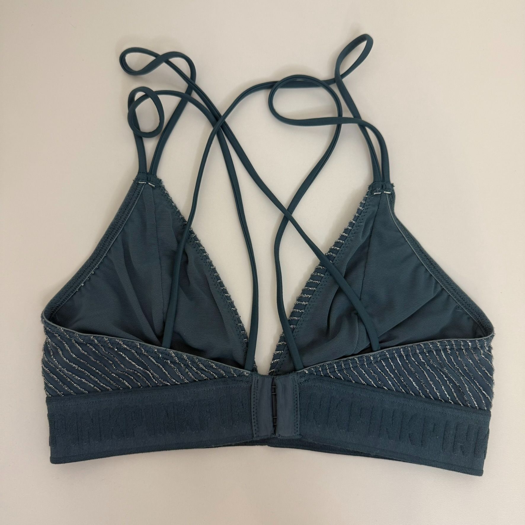 Pink Pink Victorias Secret Unlined Strappy Triangle Bralette XS B Size ONE SIZE - 2 Thumbnail