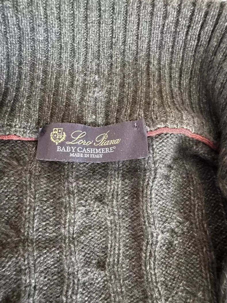 Loro Piana LORO PIANA Men's cashmere sweater Size US L / EU 52-54 / 3 - 3 Thumbnail