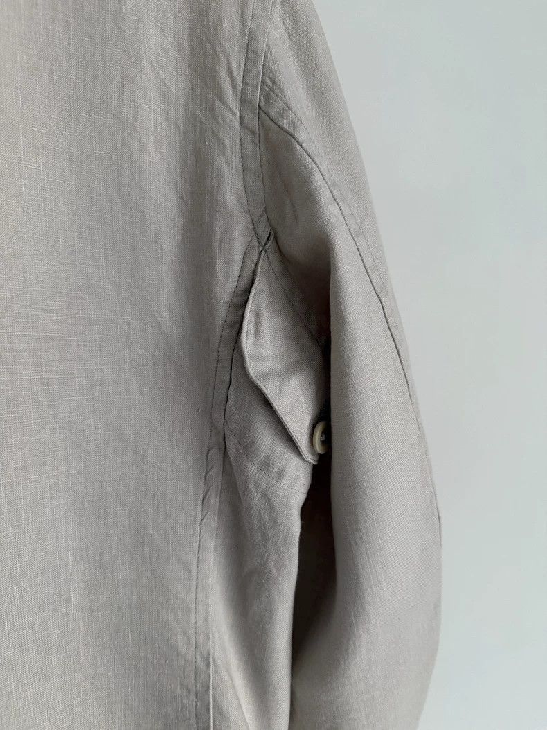 Yohji Yamamoto Yohji Yamamoto Yohji Yamamoto Linen Jacket for Men Size US L / EU 52-54 / 3 - 3 Thumbnail