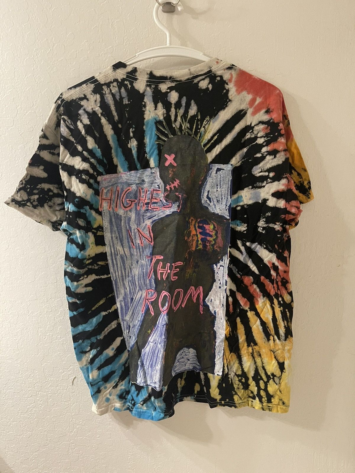 Travis Scott Tie Dye Travis Scott Highest in the Room tee Size US L / EU 52-54 / 3 - 2 Thumbnail