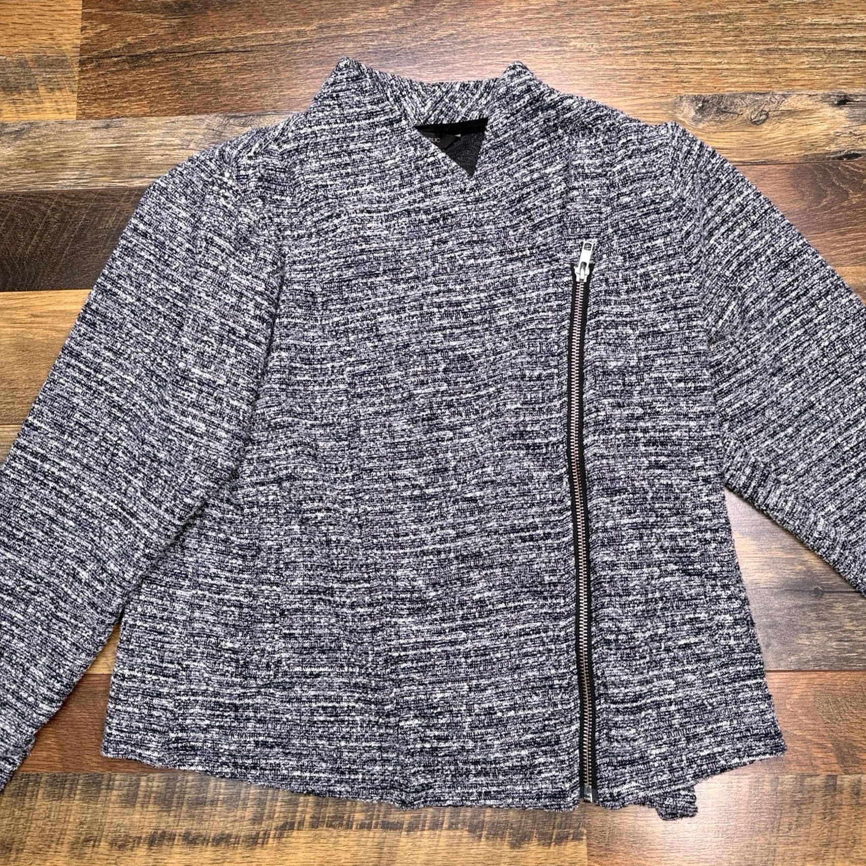 Banana Republic Banana Republic Blazer Jacket Womens Small Gray Full Zip Stretch Size M / US 6-8 / IT 42-44 - 2 Thumbnail