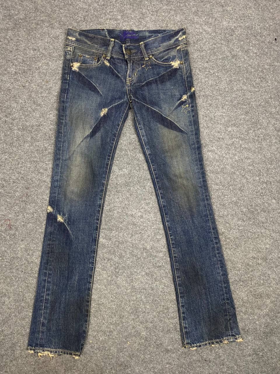 Japanese Brand vintage rodeo crown japanese brands distressed denim Size 31" - 7 Thumbnail